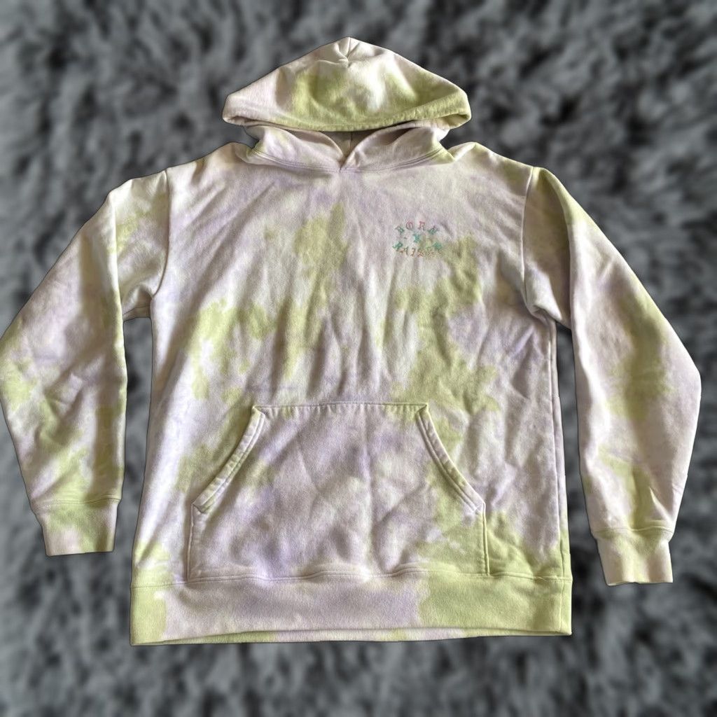 Born X Raised Born x Raised Hoodie Mens Medium Tye Dye Multicolor Logo Pullover Hooded Sweatshirt USA Grunge Hip Hop 90s Style Size US M / EU 48-50 / 2 - 1 Thumbnail