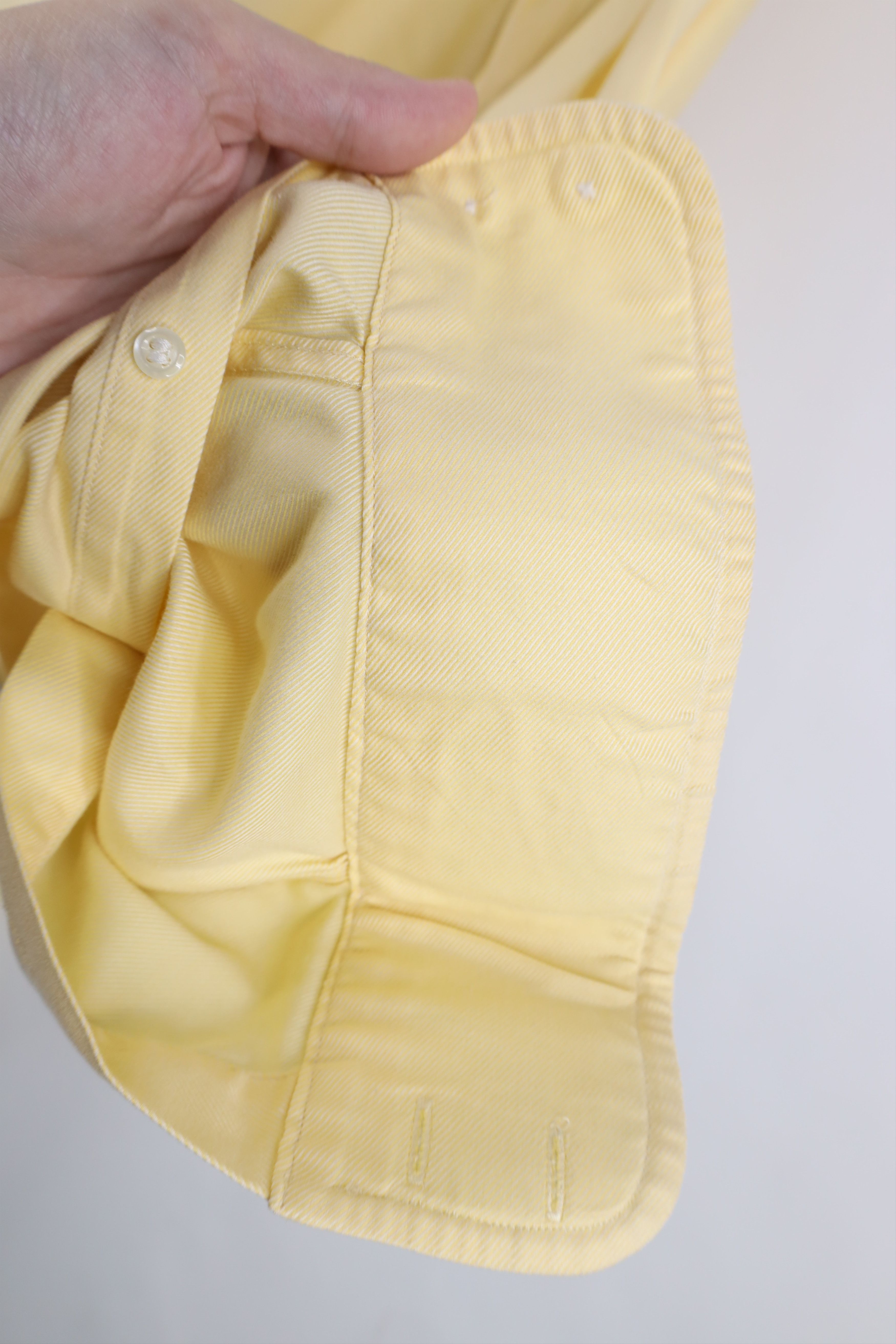 Brooks Brothers Vintage 90s Brooks Brothers Button Shirt Yellow Cotton Size US M / EU 48-50 / 2 - 8 Thumbnail
