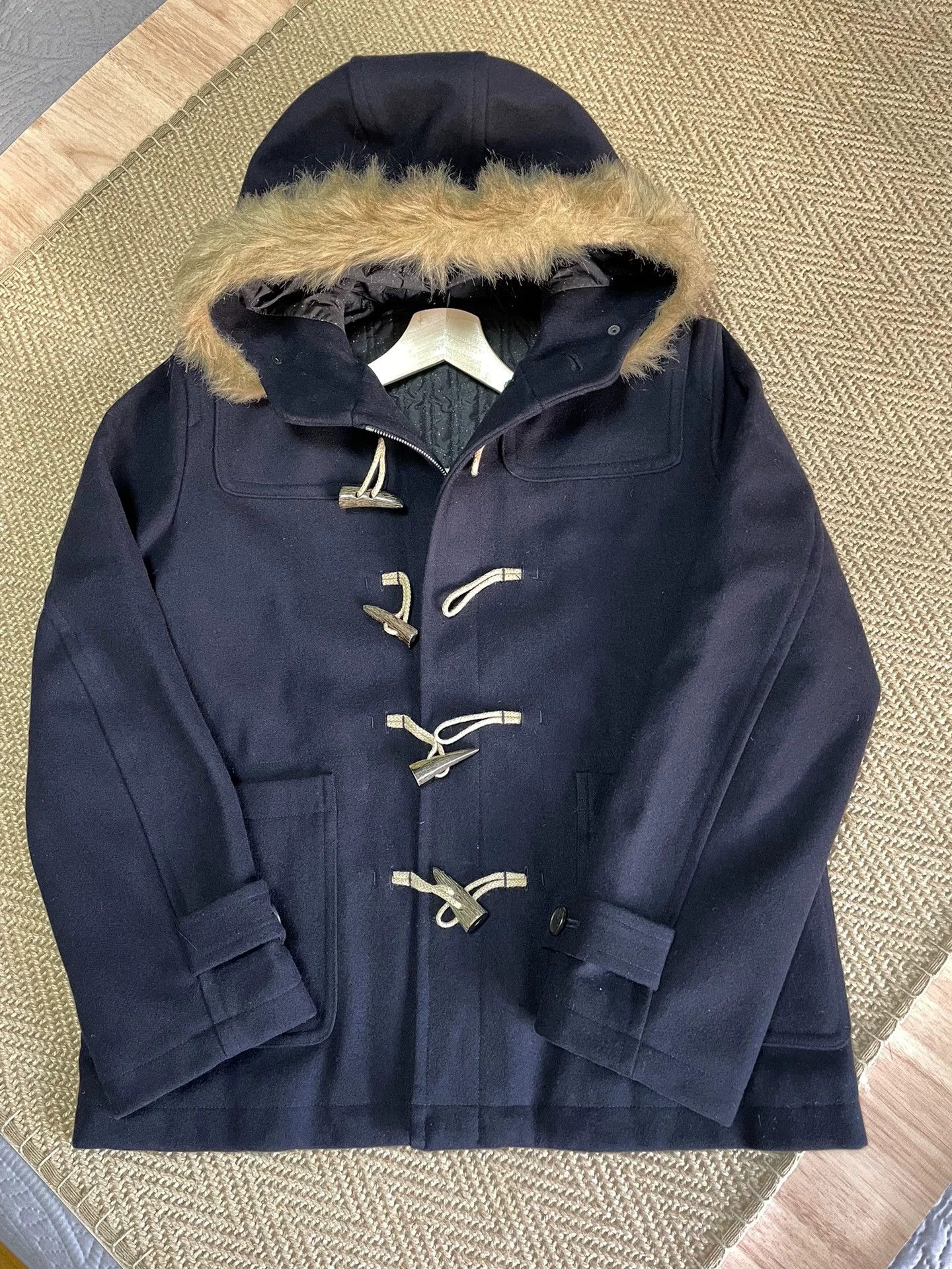 Sophnet. SOPHNET. Wool Camo Fur Collar Overcoat M New Size US M / EU 48-50 / 2 - 1 Thumbnail