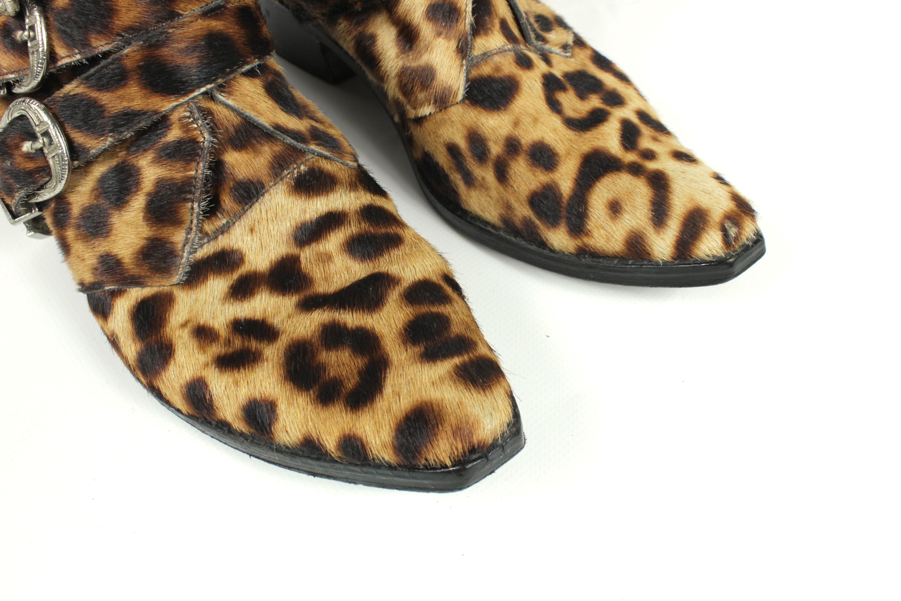 Toga Pulla Toga Pulla Leopard Buckle Western Shoes Size 40 Size US 10 / IT 40 - 3 Thumbnail