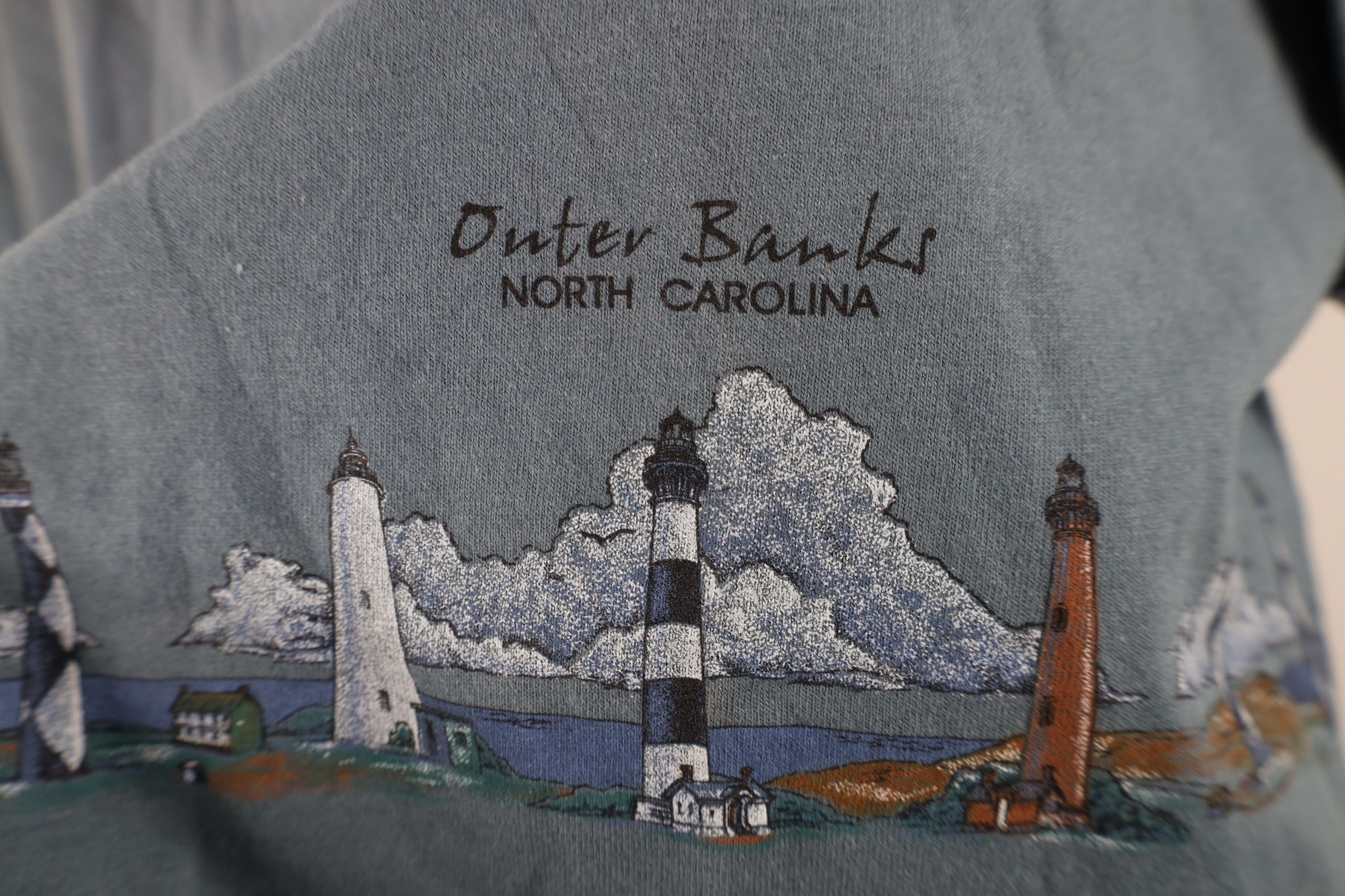 Vintage Deadstock Vintage 90s Streetwear Lighthouse Print T-Shirt Size US L / EU 52-54 / 3 - 7 Thumbnail