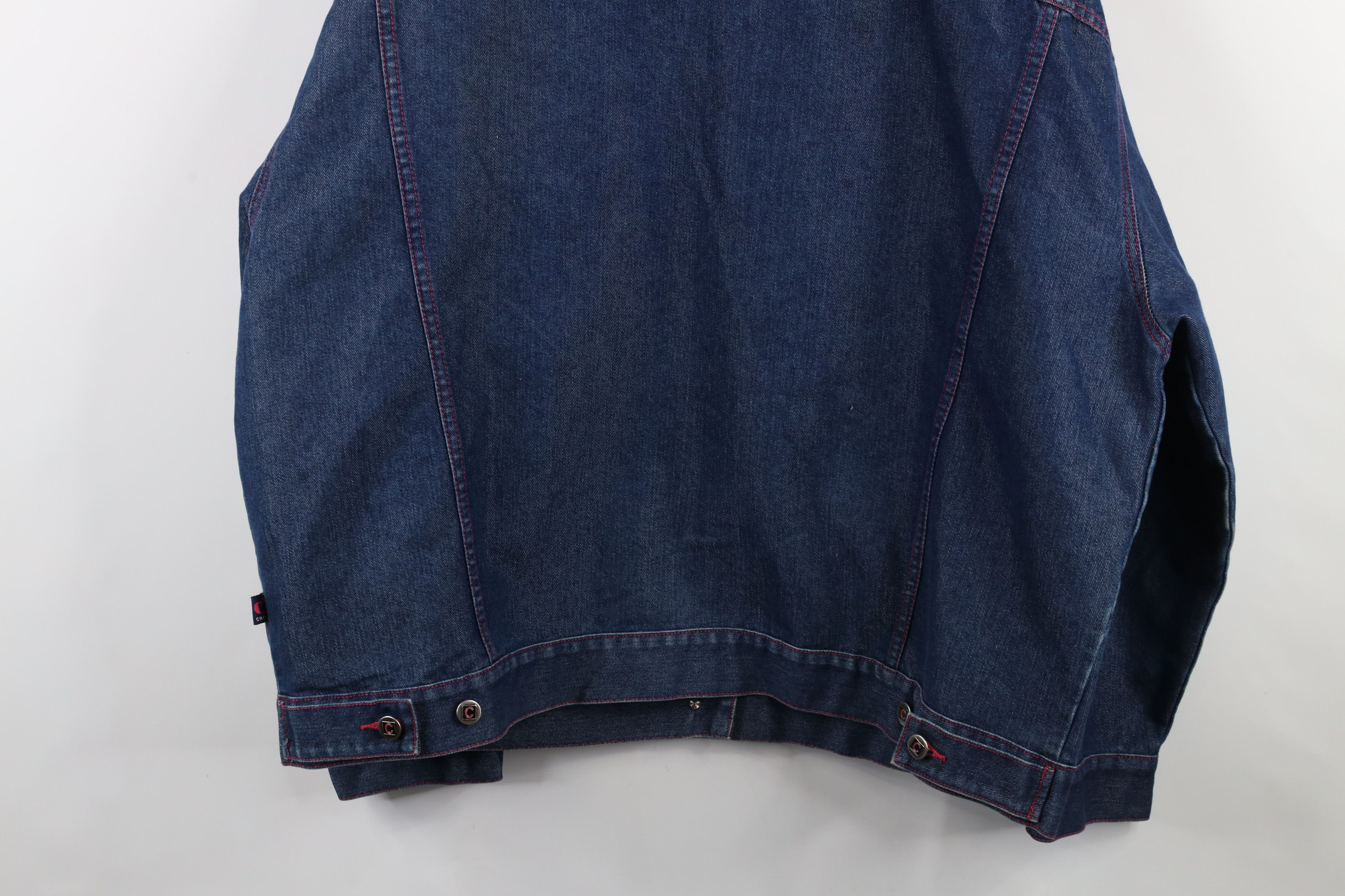 Vintage Vintage 90s Y2K Streetwear Baggy Denim Jean Trucker Jacket Size 3XL / US 20-22 - 17 Thumbnail