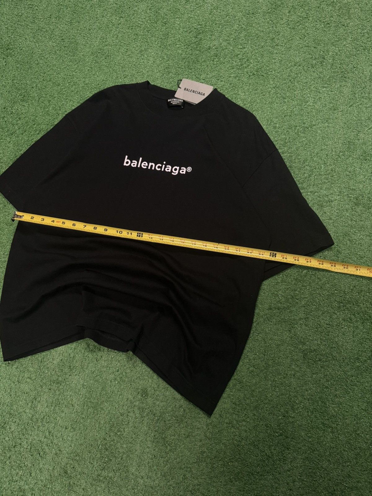 Balenciaga Black balenciaga copyright logo tee Size US XL / EU 56 / 4 - 1 Thumbnail