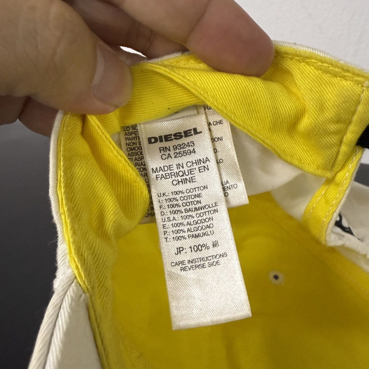 Diesel Diesel Industry Denim Devision Racing Cap Size ONE SIZE - 6 Thumbnail