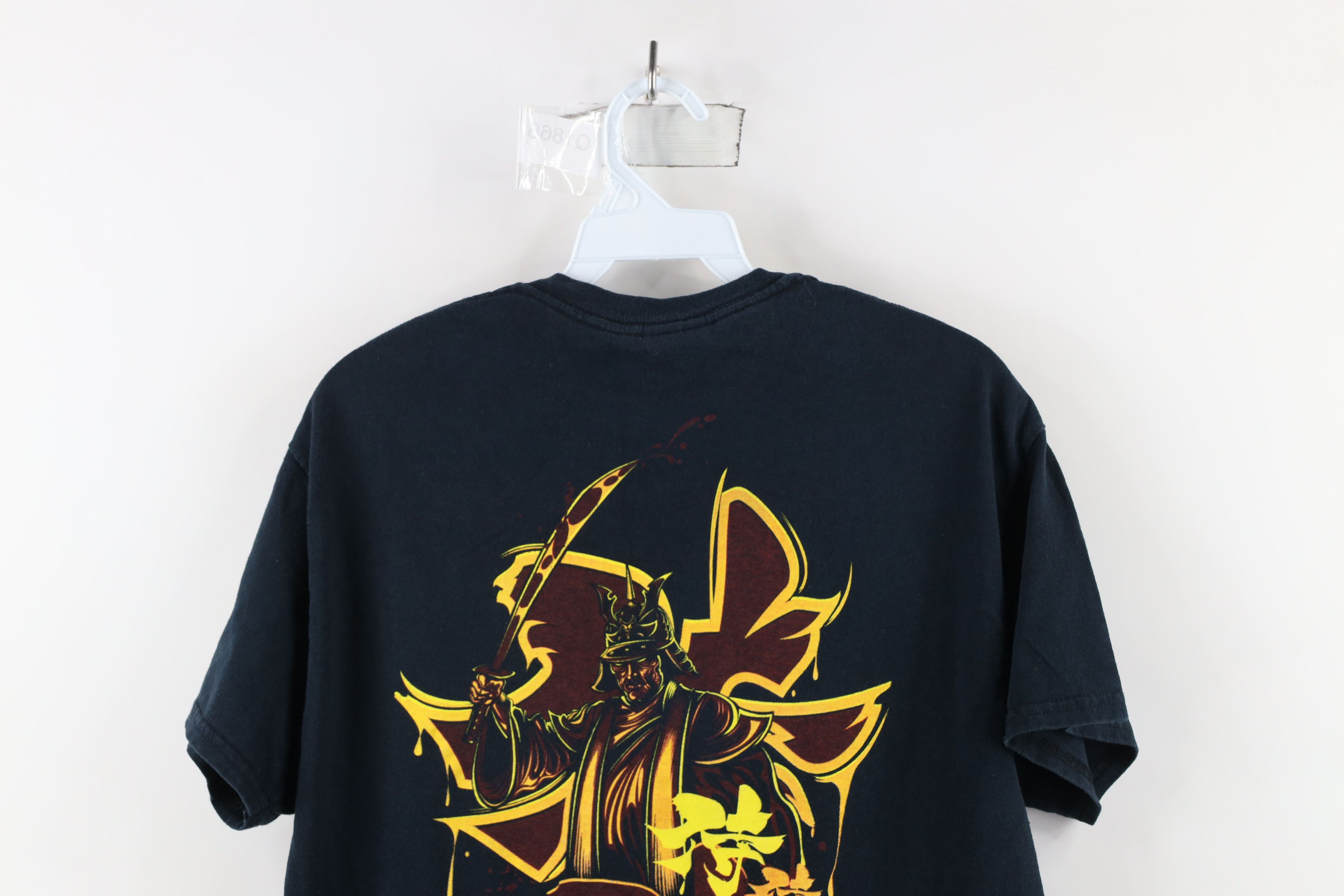 Vintage Vintage Streetwear Sun Karate MMA Samurai T-Shirt Black Size US M / EU 48-50 / 2 - 12 Thumbnail
