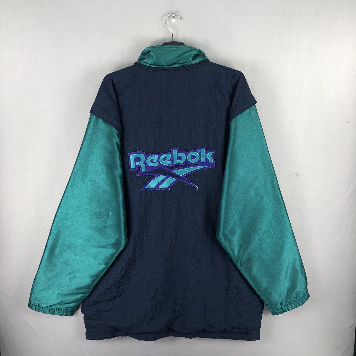 Vintage 90's Reebok Big Logo Parka Jacket