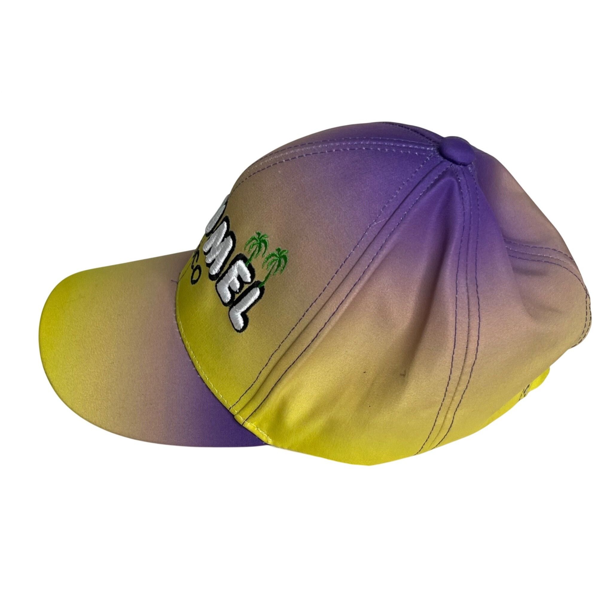 Other Cozumel Souvenir Cap Hat Raised White Embroidery Text Yellow Size ONE SIZE - 5 Thumbnail
