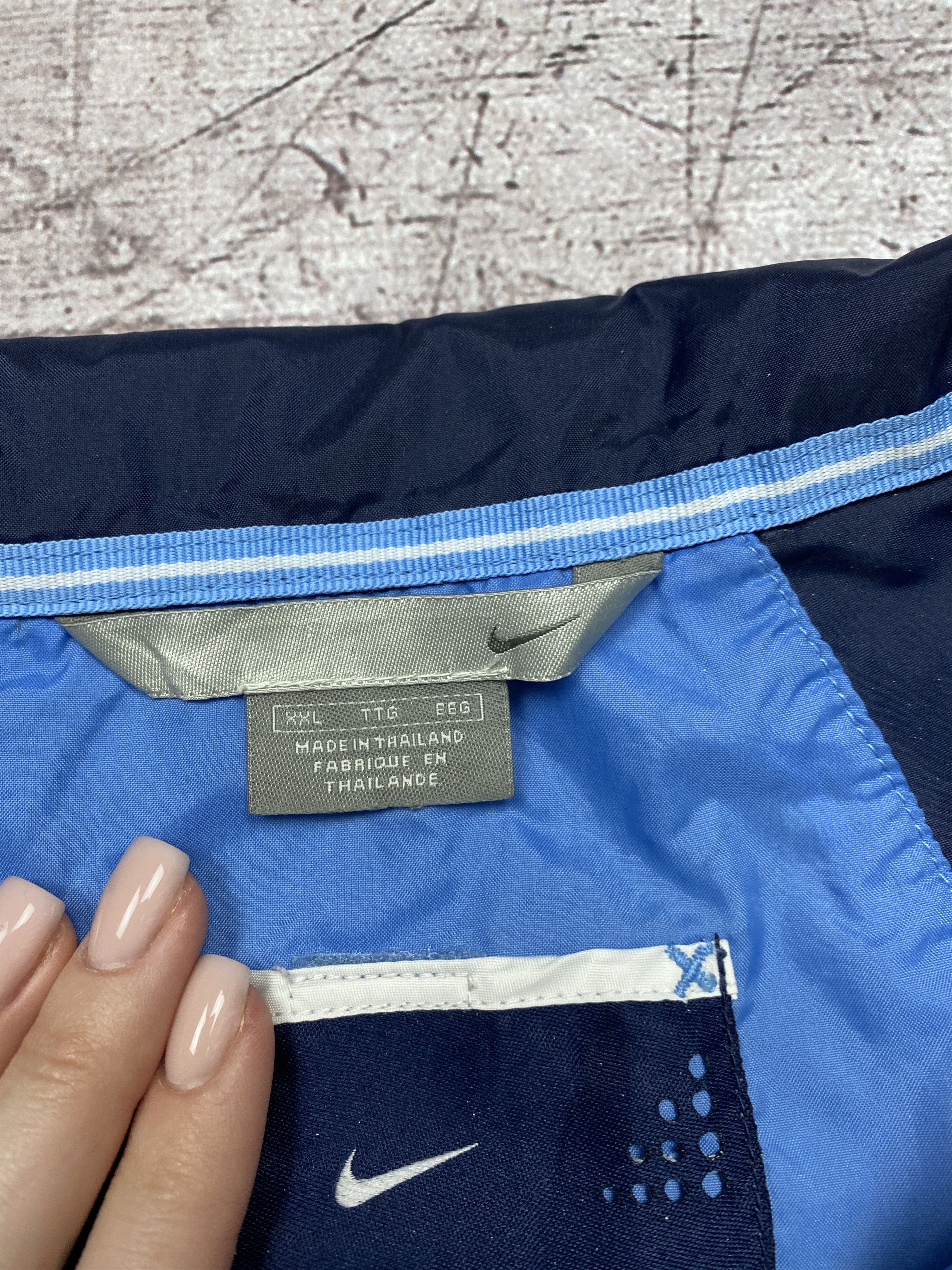 Nike × Vintage Nike Vintage Nylon Jacket y2k Size US XXL / EU 58 / 5 - 4 Thumbnail