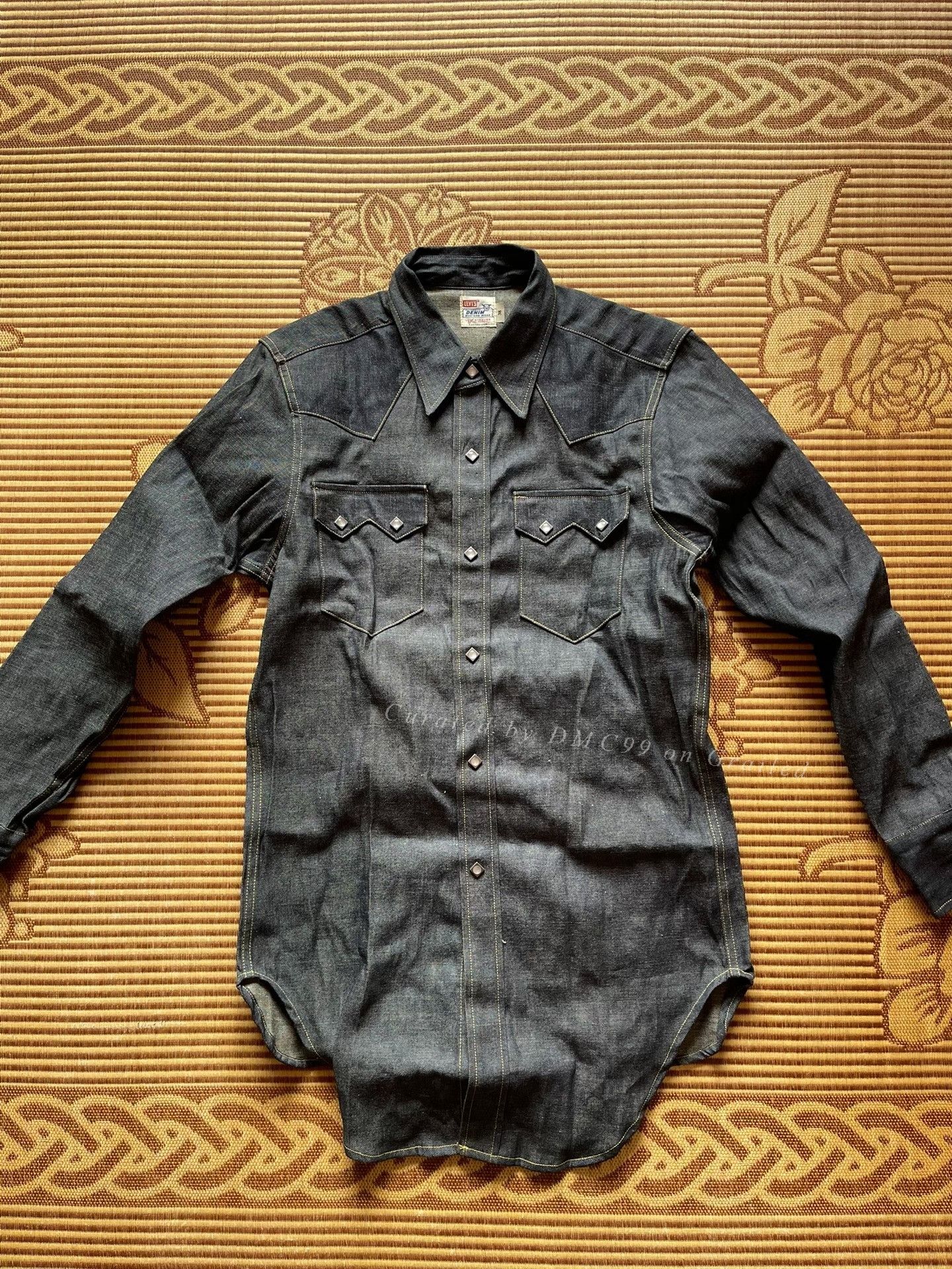 Levi's Vintage Clothing Levi's LVC Western Denim Shirt Size US S / EU 44-46 / 1 - 1 Thumbnail