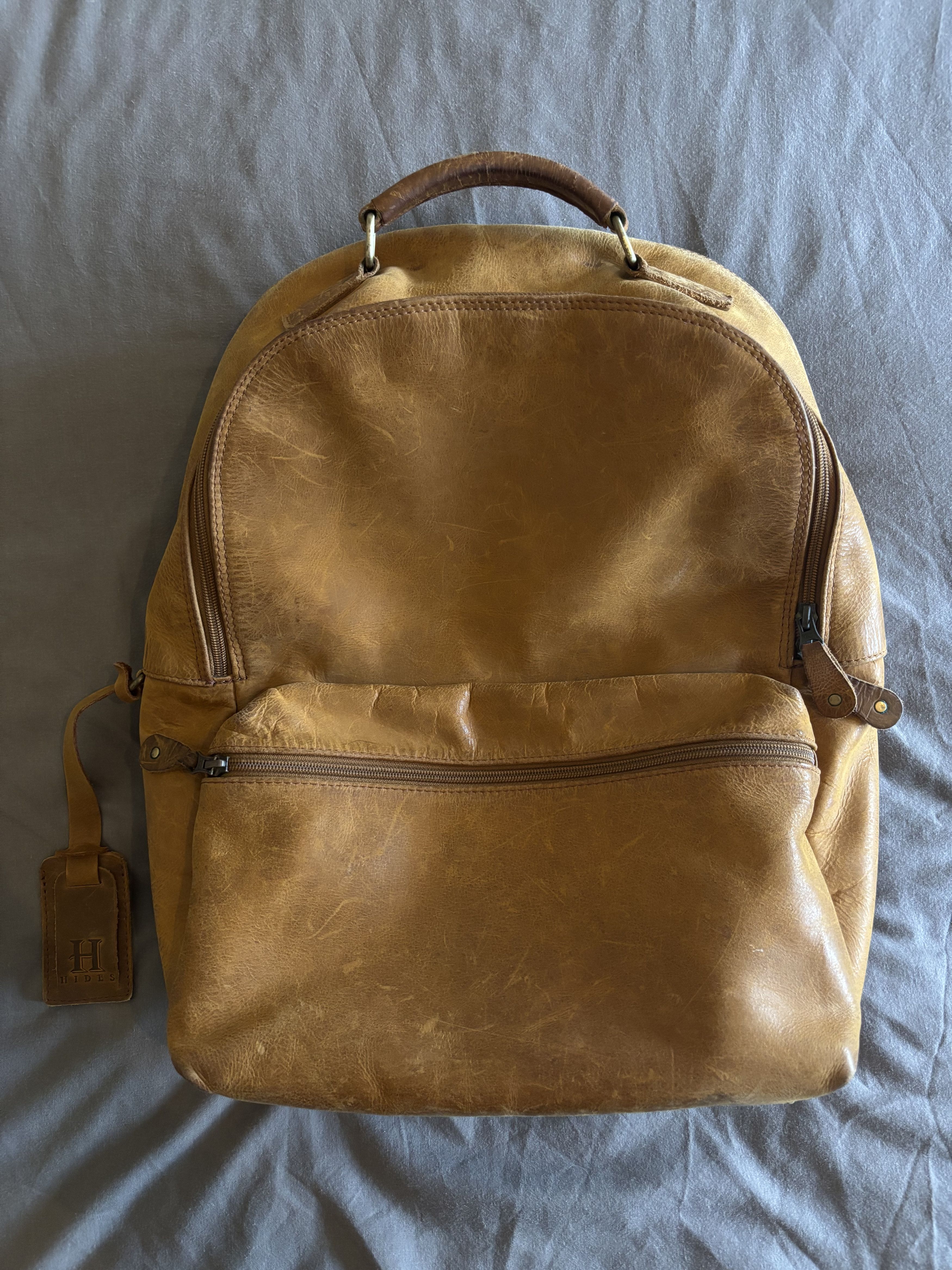 Other Hides Leather Backpack Rucksack - Full Grain Leather - 27L Size ONE SIZE - 1 Thumbnail