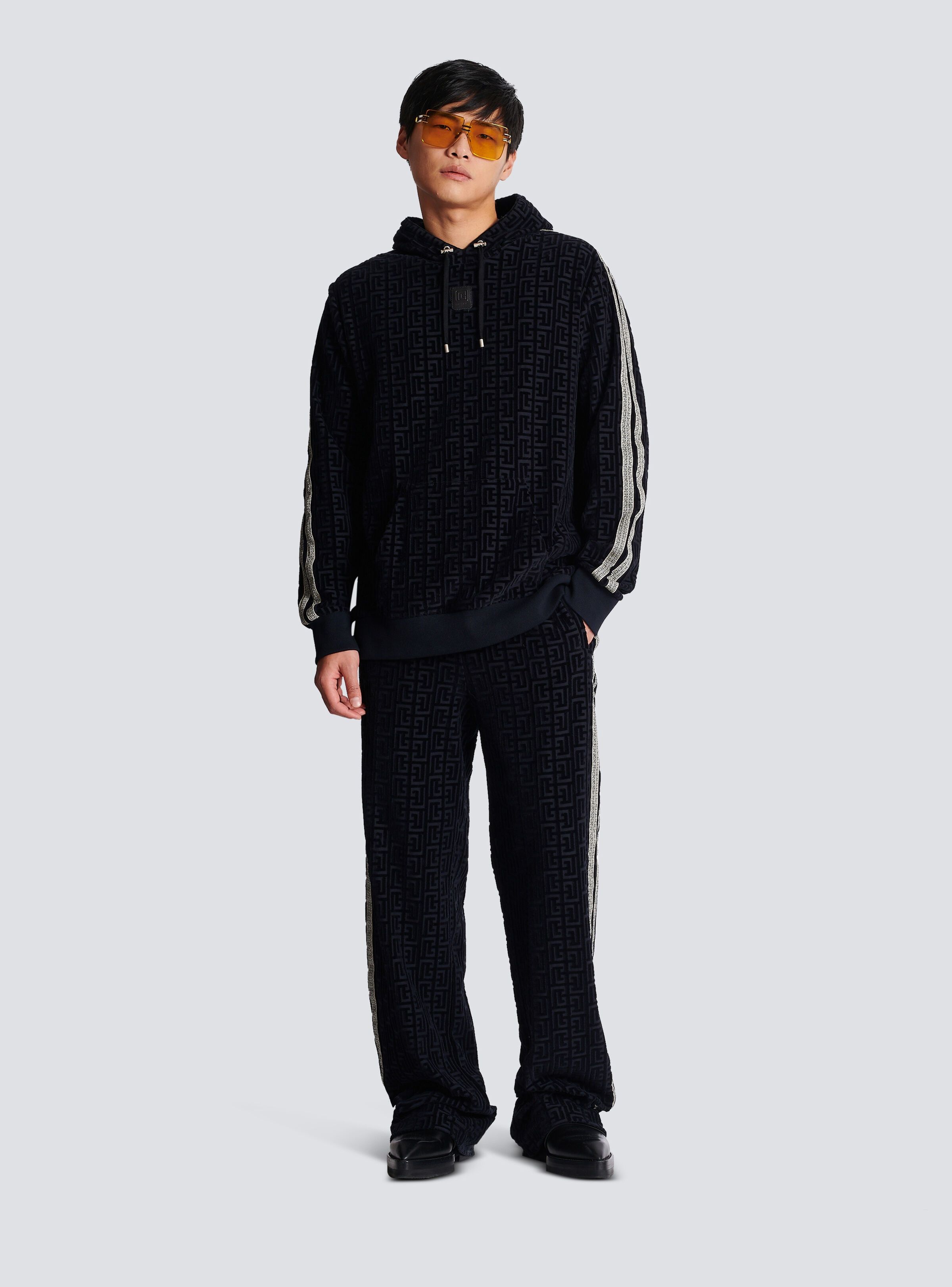 Balmain o1y0426 Jogger & Sweatpant in Midnight Blue Size US 32 / EU 48 - 5 Thumbnail