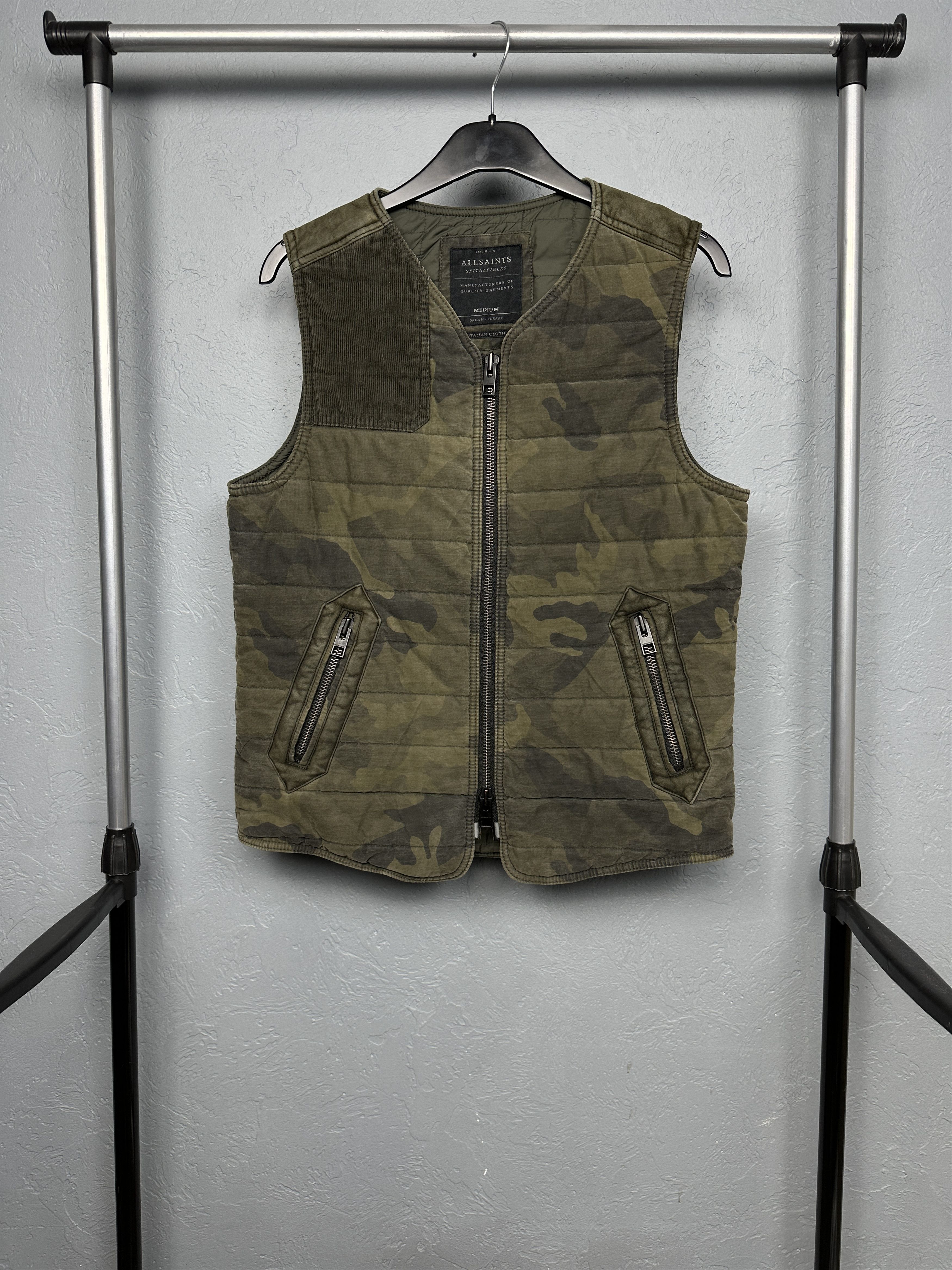 Allsaints Allsaints Mens Wolsley Camo Gilet Vest Size US M / EU 48-50 / 2 - 1 Thumbnail