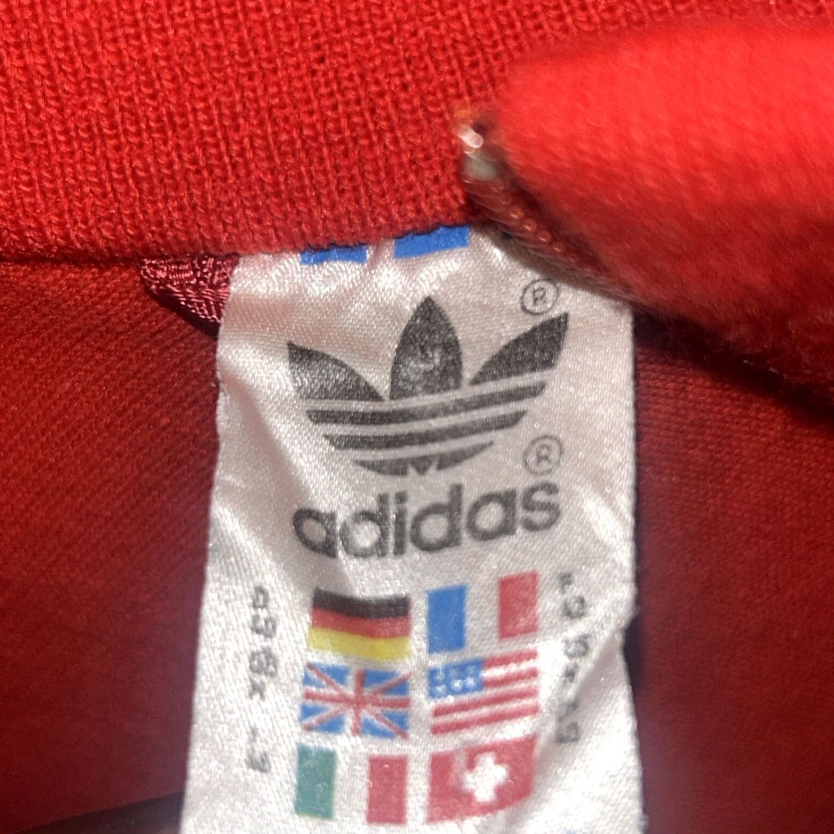 Adidas VINTAGE adidas Track Jacket Mens Size Medium Red White Blue Made In Germany Y2k Zip Full Zip Zipped Pockets Running & Jogging Size US M / EU 48-50 / 2 - 3 Thumbnail
