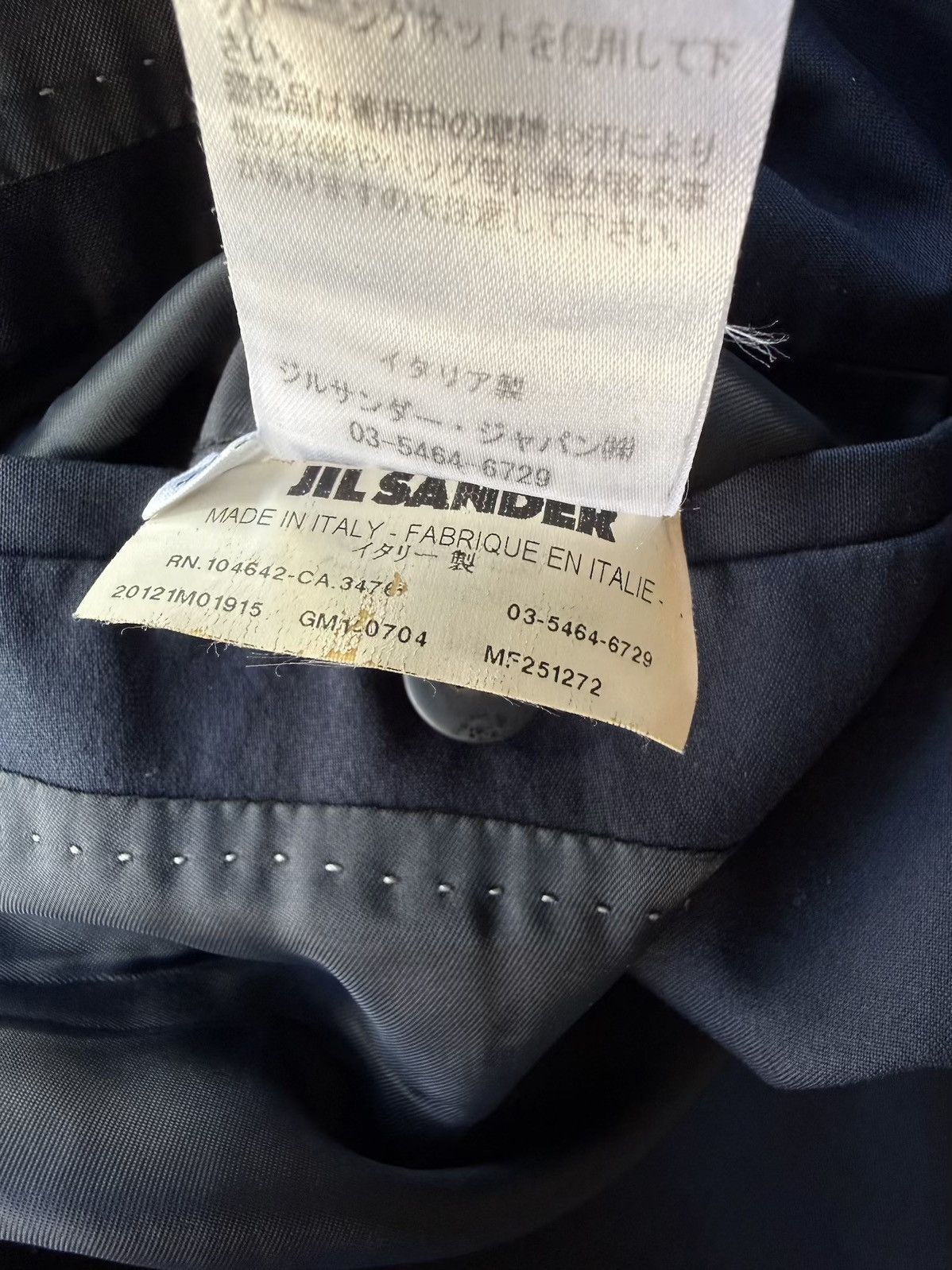 Jil Sander JIL SANDER 12SS Raf Simons Era Archive Tailored Jacket Size 44S - 11 Thumbnail