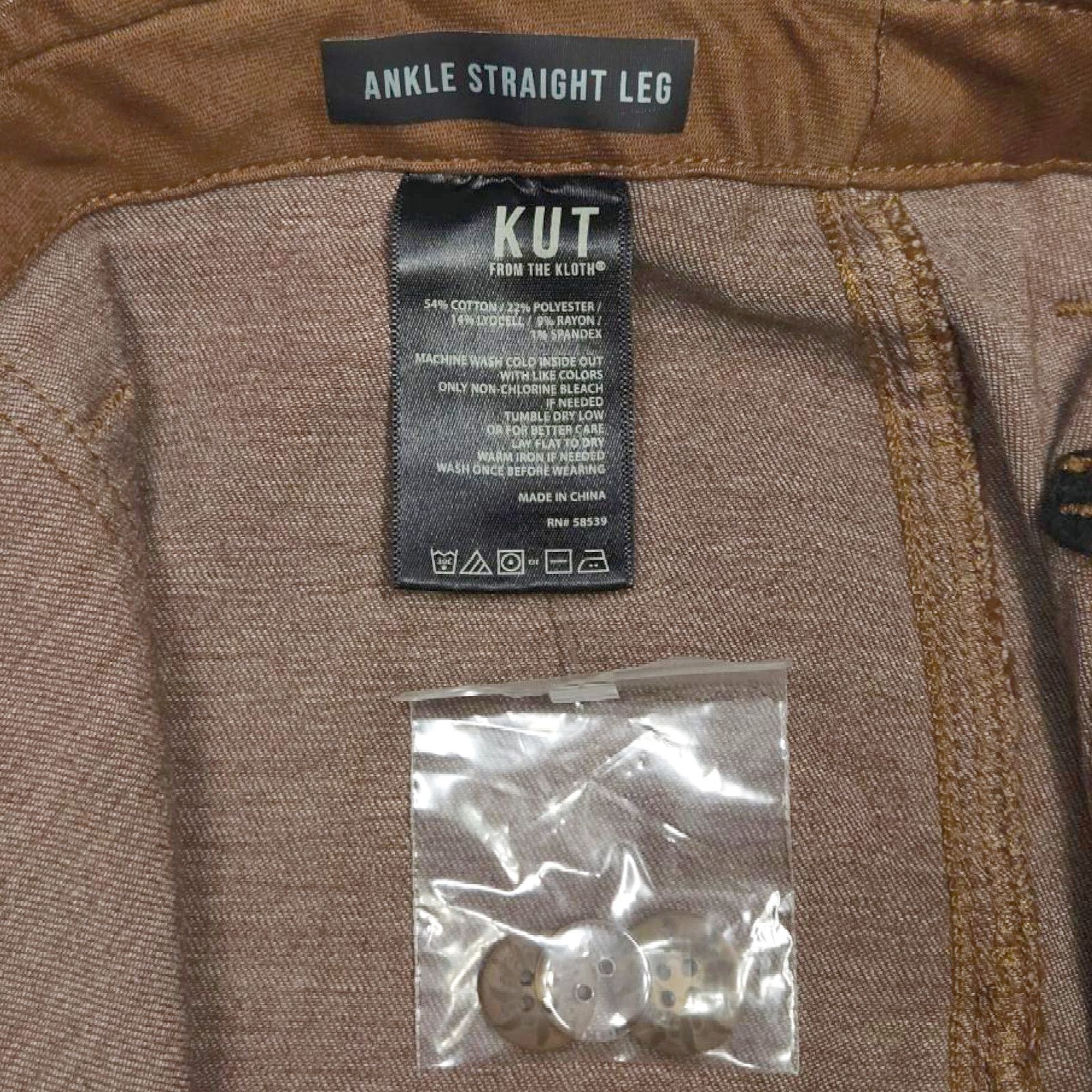 Other NWT Kut from the Kloth Straight Leg Ankle Cargo Pants Sz. 16 Size 38" / US 16 / IT 52 - 6 Thumbnail