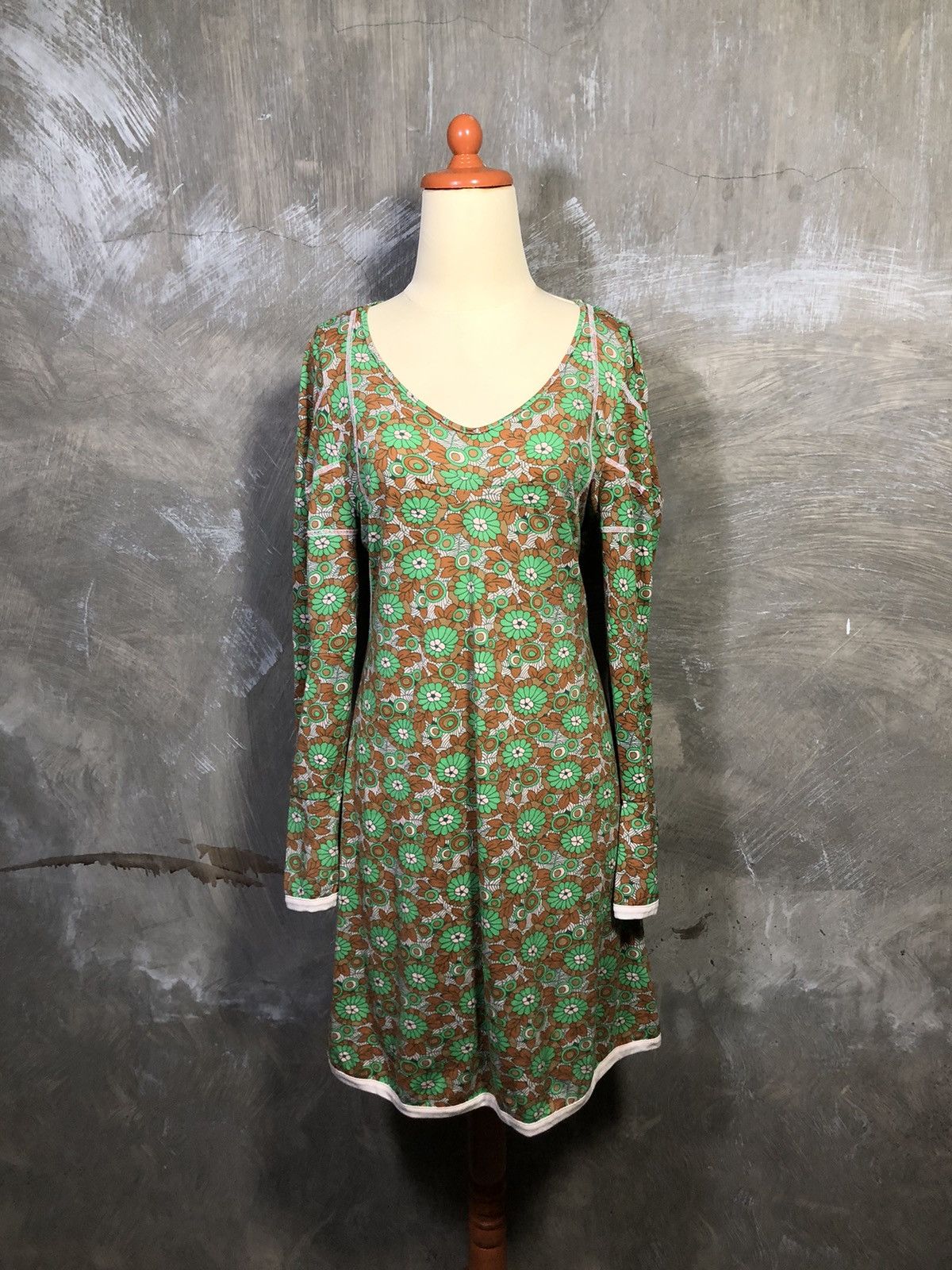 Issey Miyake Issey Miyake Zucca Flower Midi Dress Size M / US 6-8 / IT 42-44 - 11 Thumbnail
