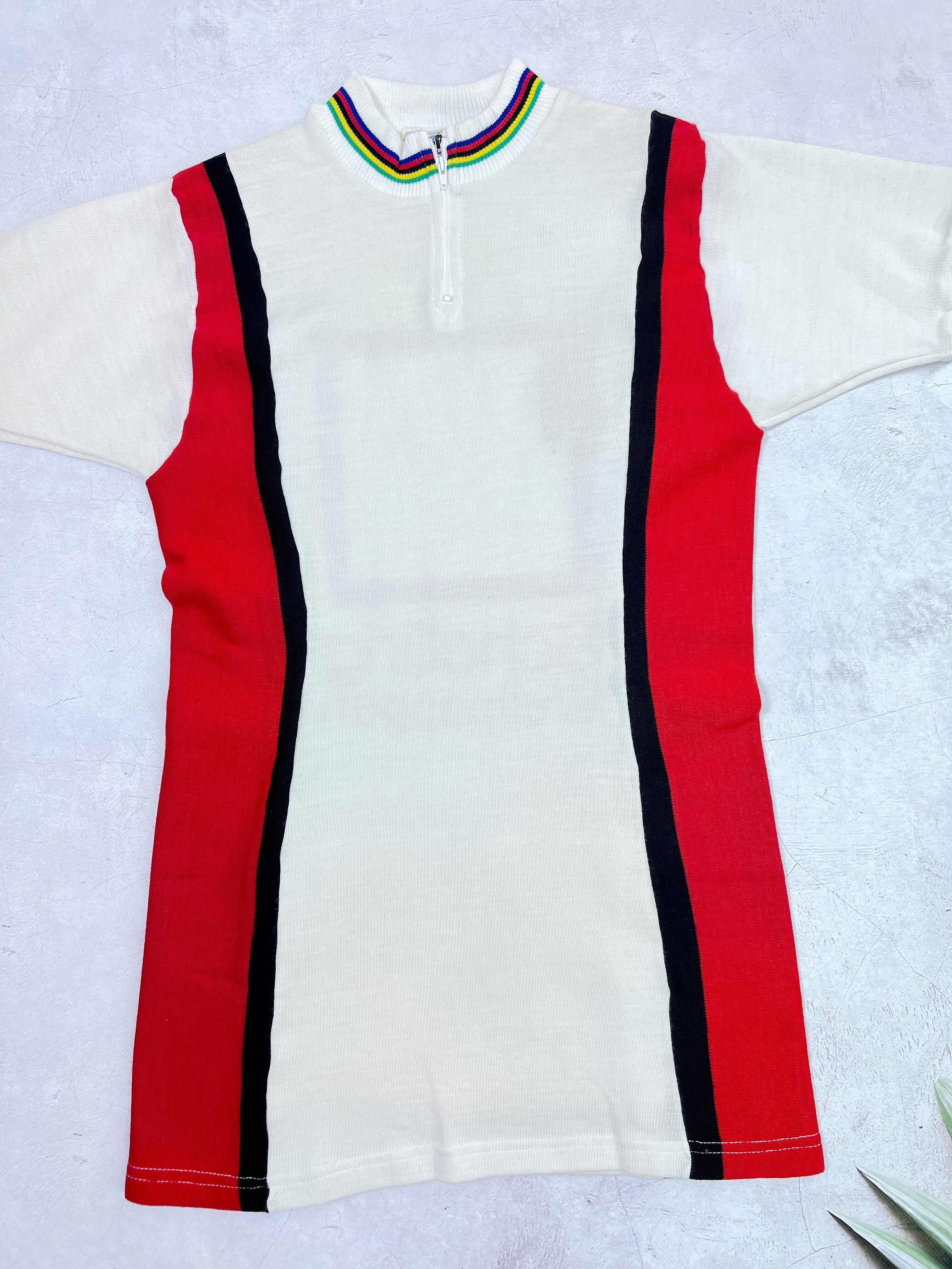 Sports Specialties × Vintage 70s Schelling Wellpappen Cycling Jersey by Cryloa Size US S / EU 44-46 / 1 - 5 Thumbnail