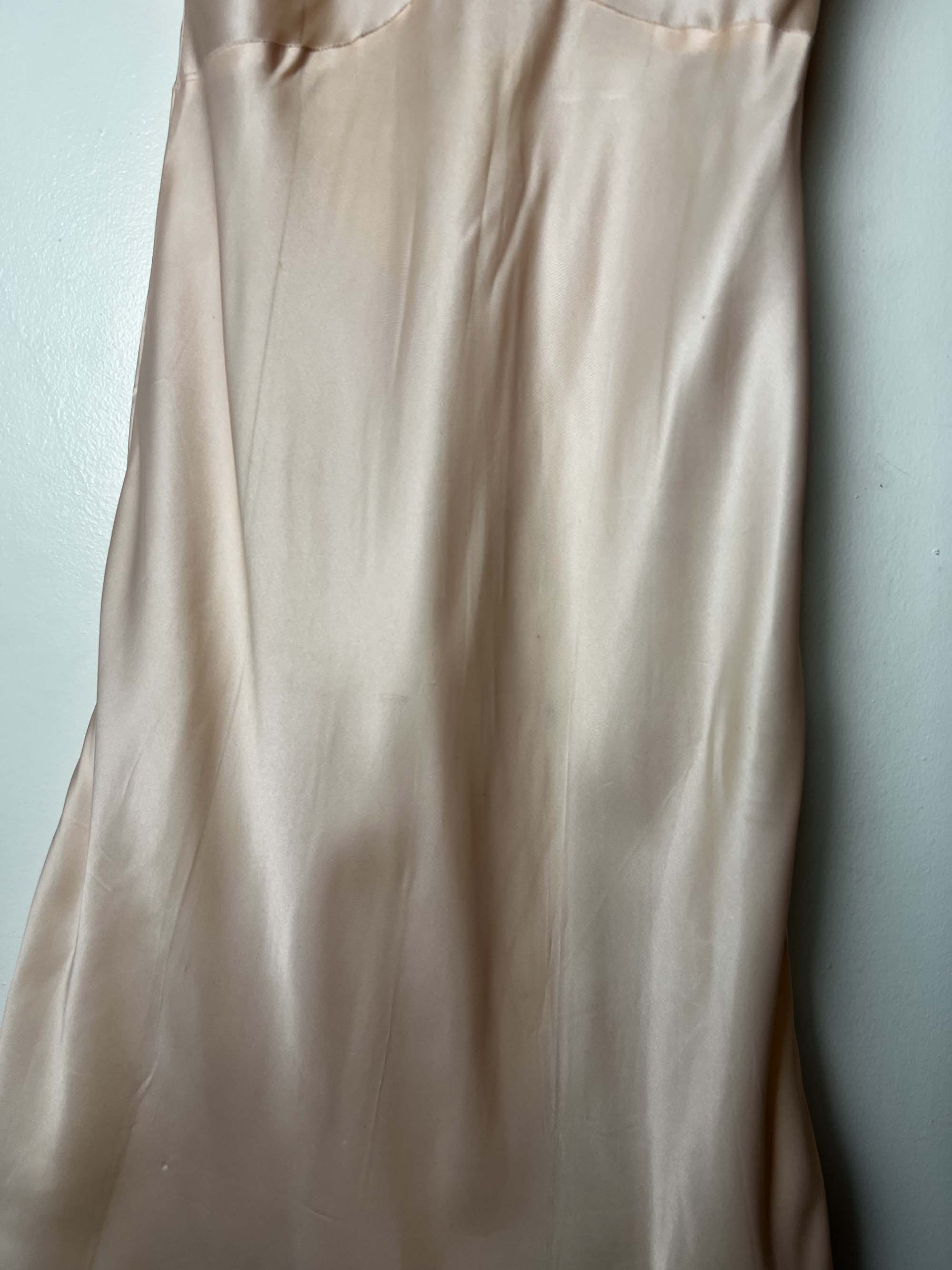 Vintage Vintage 1930's-1940's Tailored by Ro Jene Pink Rayon Slip Size ONE SIZE - 5 Thumbnail