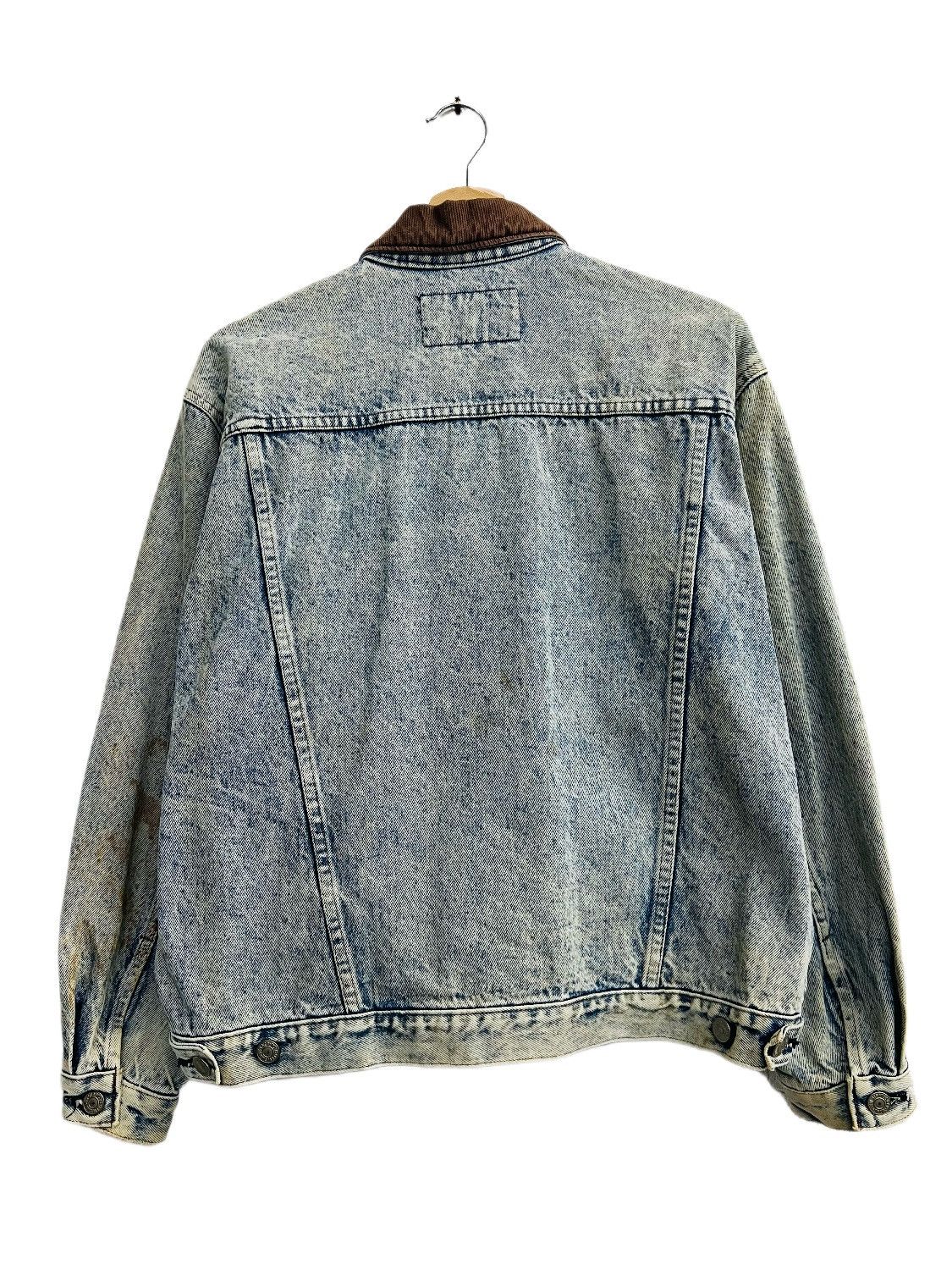 Levi's × Levi's Vintage Clothing × Vintage VINTAGE LEVIS ALASKA ORANGE TAB J02 ACID WASH DENIM JACKET Size US M / EU 48-50 / 2 - 2 Thumbnail