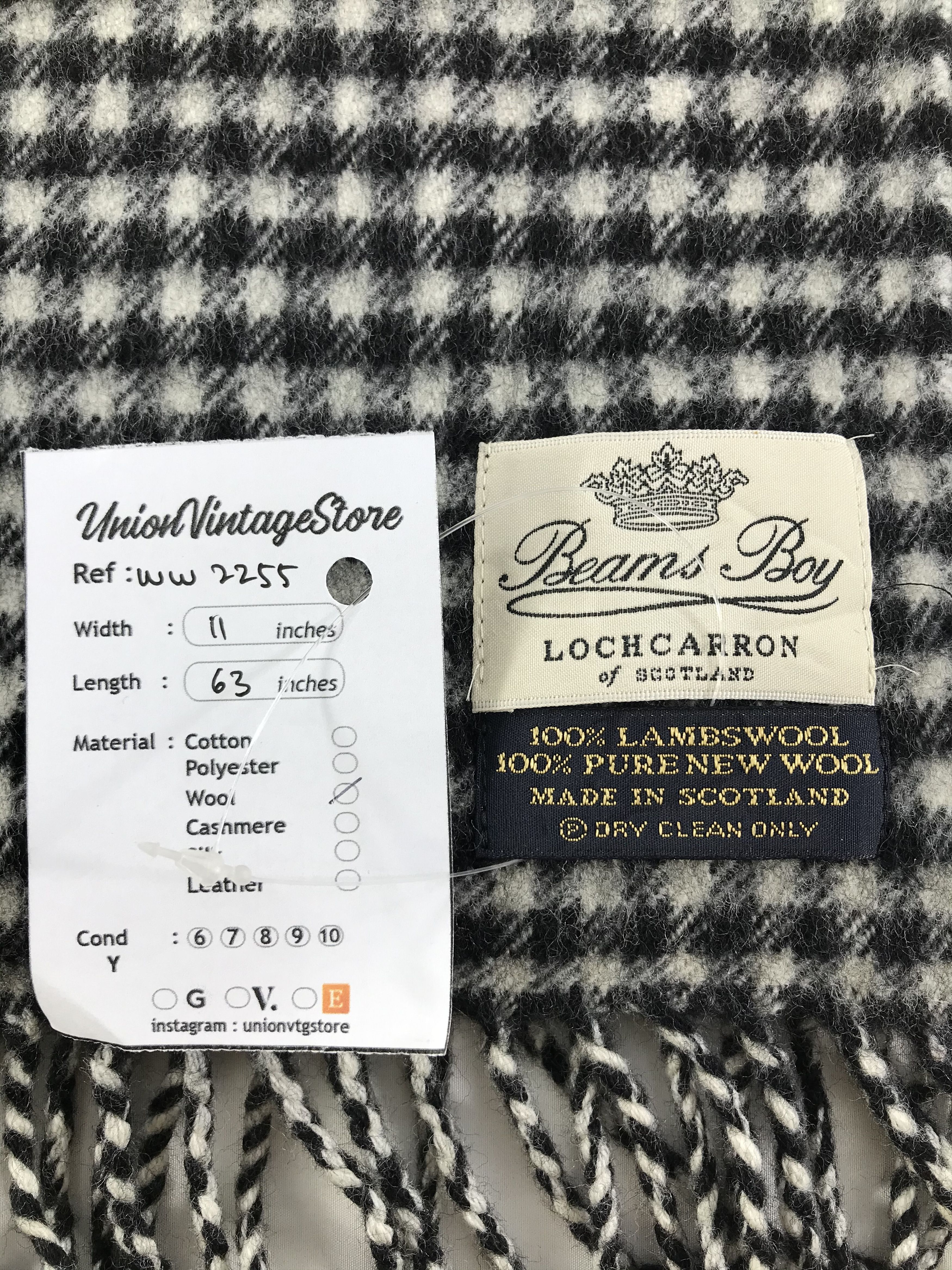 Beams Plus × Vintage Beams Boy Scarf / Muffler / Neckwear - WW2255 Size ONE SIZE - 4 Thumbnail