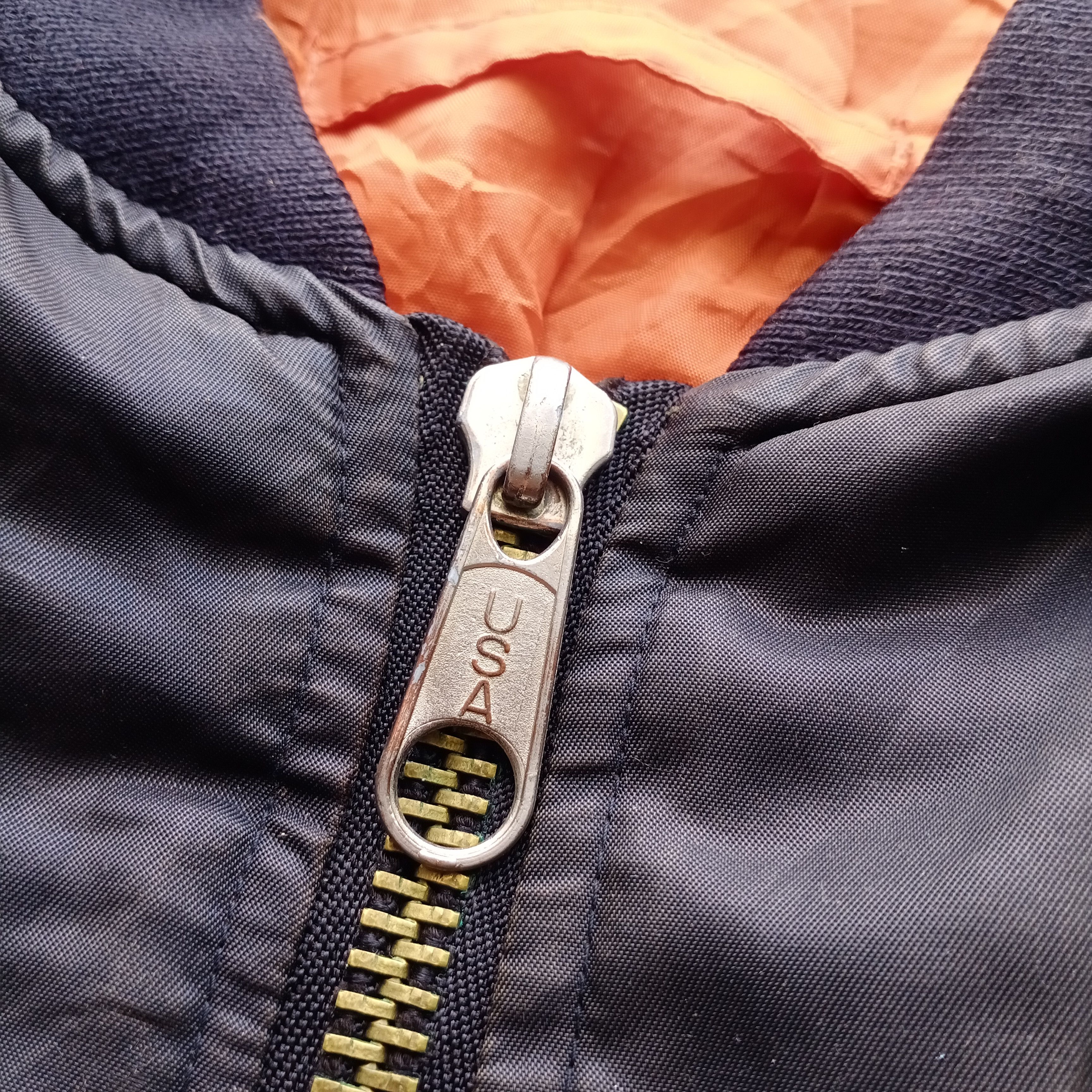 Vintage VTG MA-1 (USAF) Flyer's Intermediate Bomber Jacket USA 🇺🇸 Size US L / EU 52-54 / 3 - 8 Thumbnail