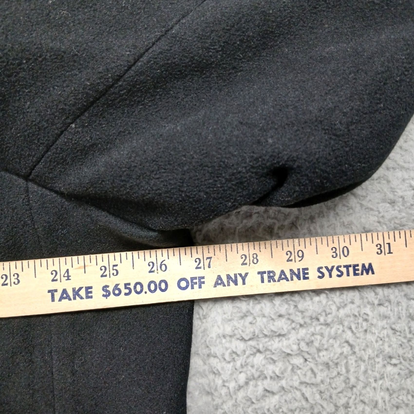 Calvin Klein Calvin Klein Overcoat Coat Wool Cashmere Black XL Men’s Button Front Pockets Lined Tweed Formal Business Workwear 90s 80s Vintage No Size US XL / EU 56 / 4 - 6 Thumbnail