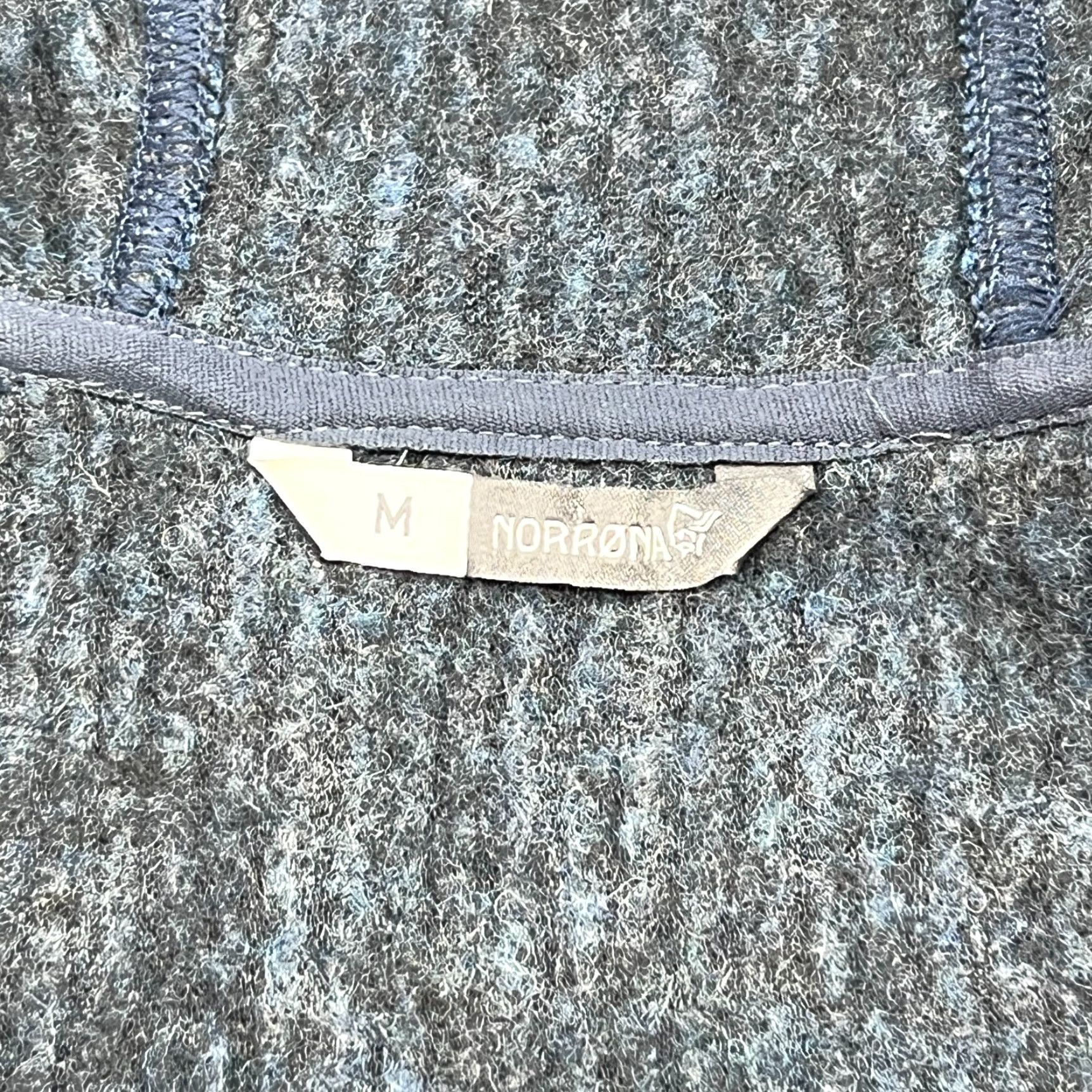 Vintage Norrona Tamok Warm /wool2 Full Zip Up Hood Womens Jacket Medium Blue Outdoor Shirt Size M / US 6-8 / IT 42-44 - 5 Thumbnail