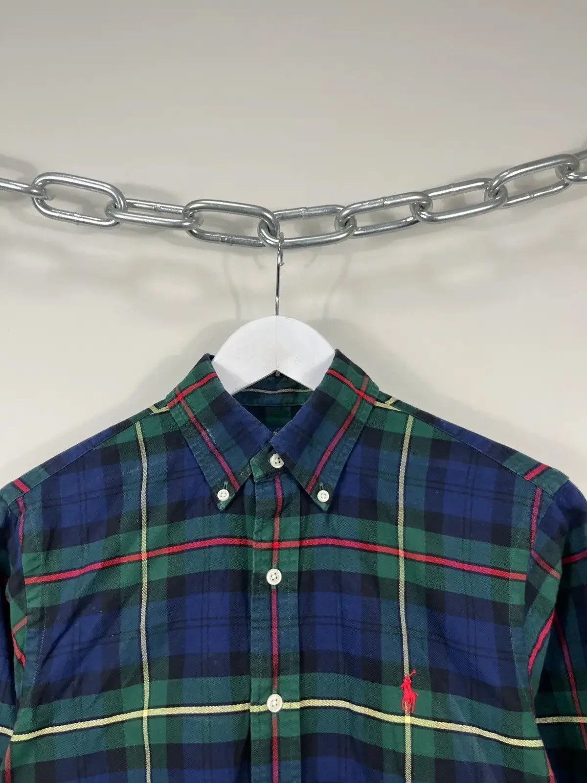 Ralph Lauren Ralph Lauren Men's Tartan Winter Check Button Up Shirt Size US XS / EU 42 / 0 - 2 Thumbnail