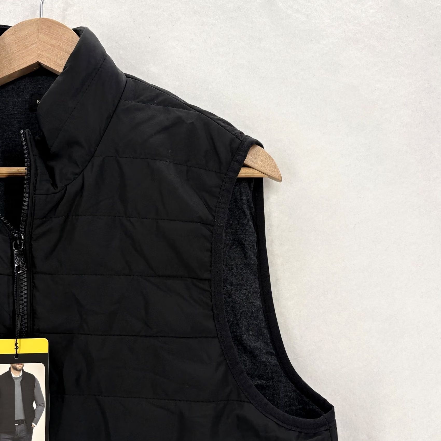 Banana Republic Banana Republic Vest Mens Small Black Quilted Full Zip Puffer Lined Travel Camp Size US S / EU 44-46 / 1 - 2 Thumbnail