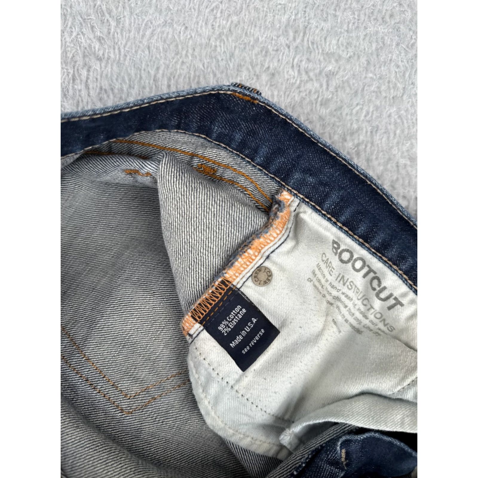 J.Crew J.CREW Womens Bootcut Jeans 28 Blue Dark Wash Cotton 30x32 Regular Fit Classic Size 28" / US 6 / IT 42 - 7 Thumbnail