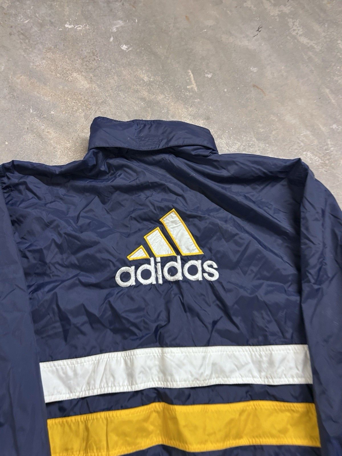 Adidas Vintage 90’s Adidas Retro Windbreaker Jacket Size Large Size US L / EU 52-54 / 3 - 5 Thumbnail