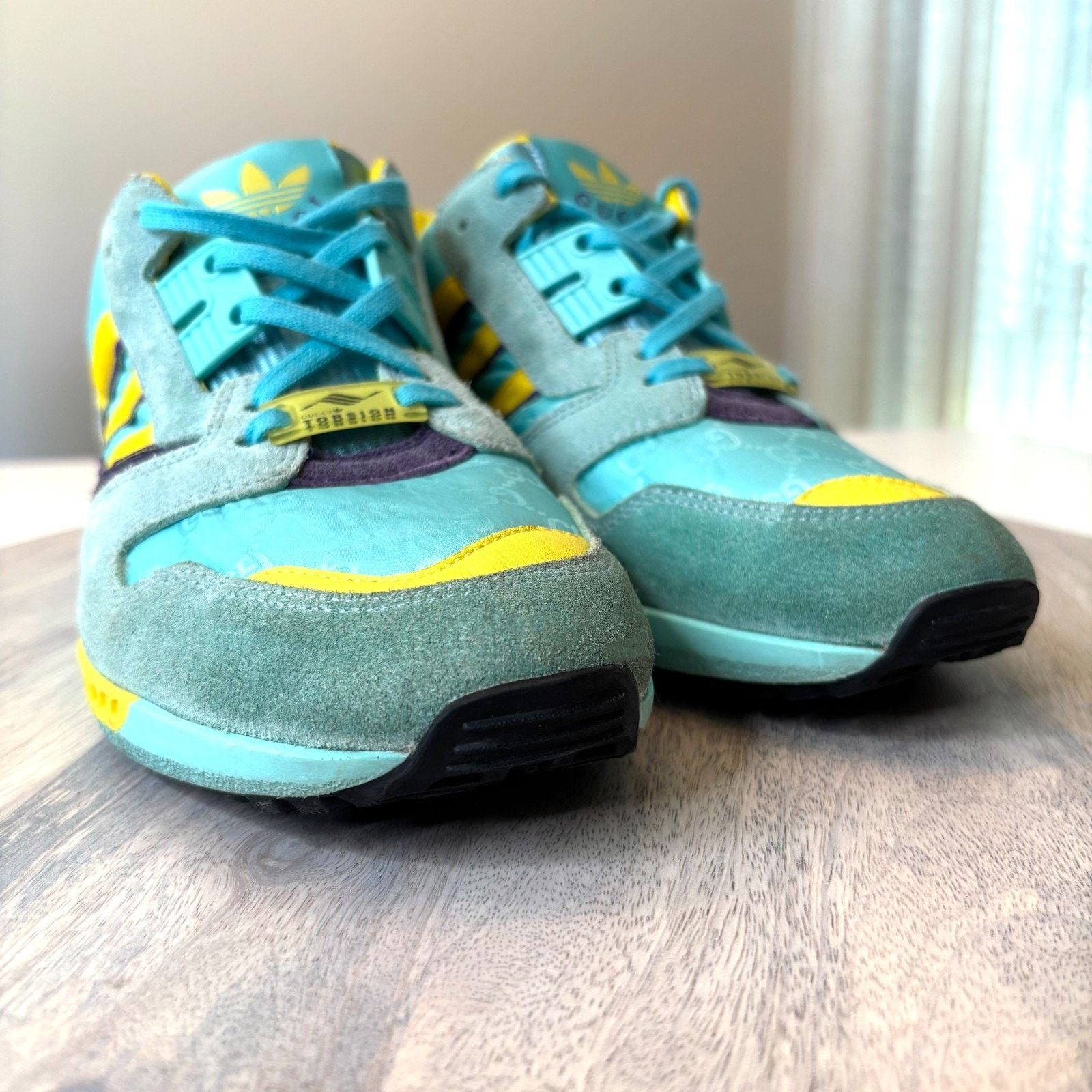 Adidas Gucci Adidas ZX 8000 Aqua Monogram Athletic Sneakers Sz 6.5 Size US 6.5 / IT 36.5 - 3 Thumbnail