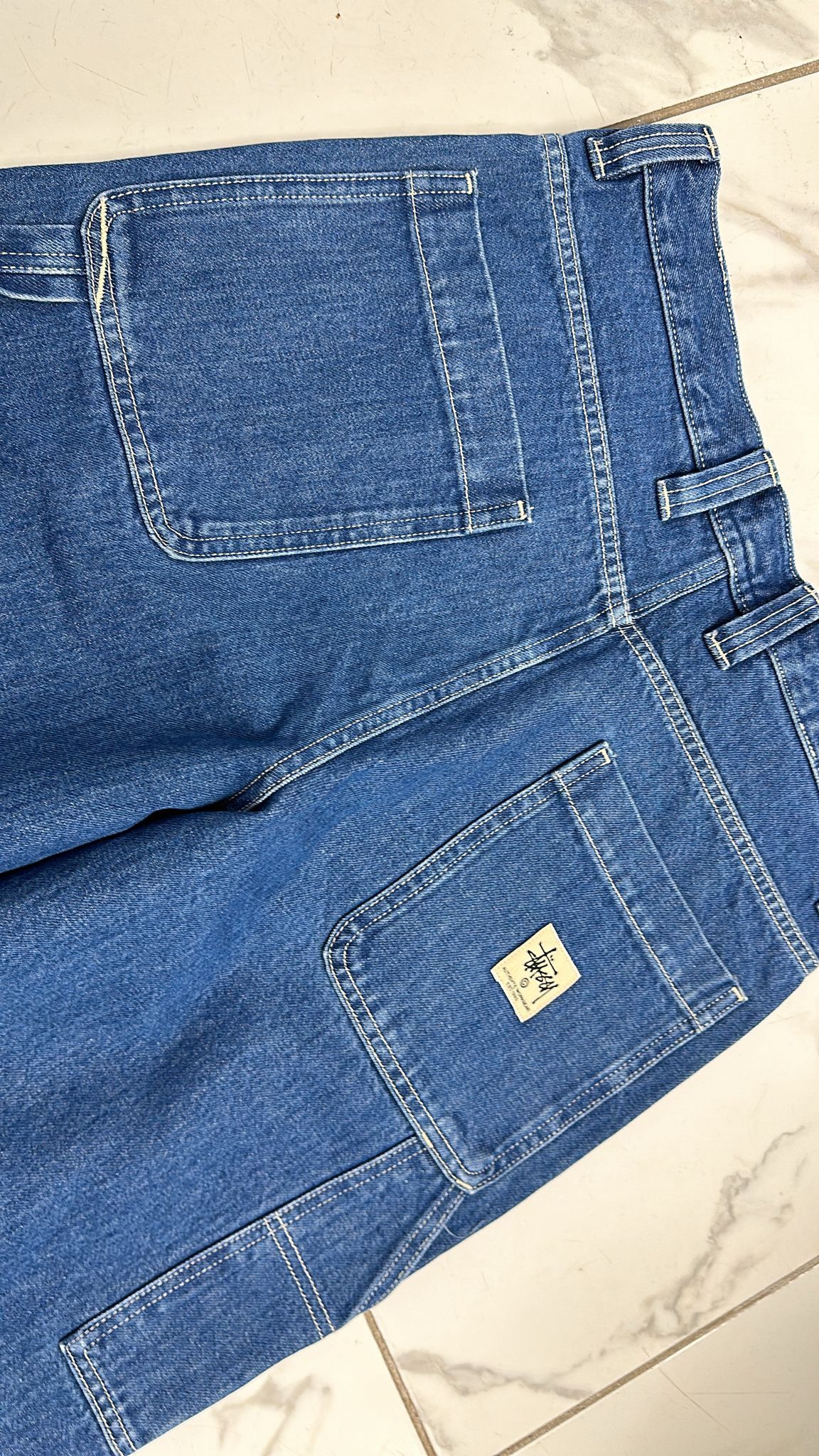 Stussy Stüssy Double Knee Work Pant Blue Size 30 Size US 30 / EU 46 - 3 Thumbnail