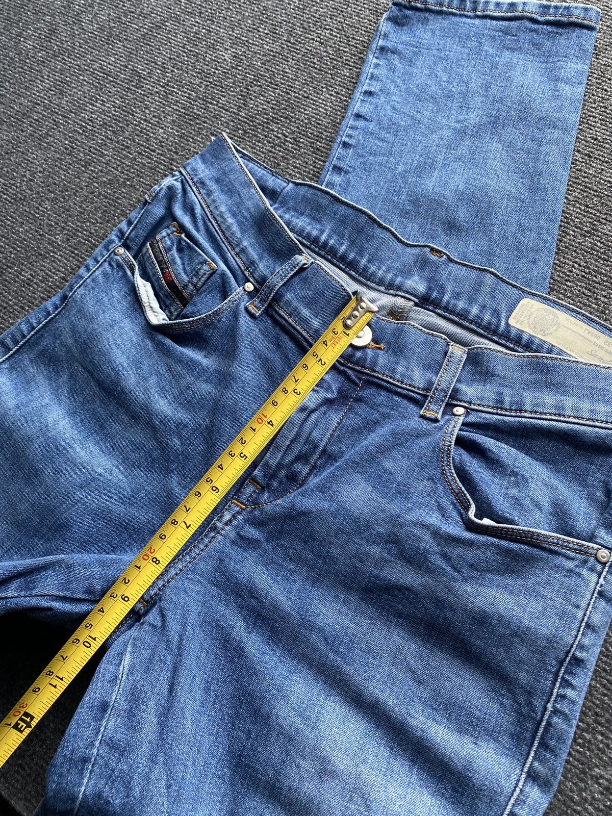 Diesel 🔥Opium Punk Diesel sandy blue jeans women 29 alt goth emo Size 29" - 8 Thumbnail