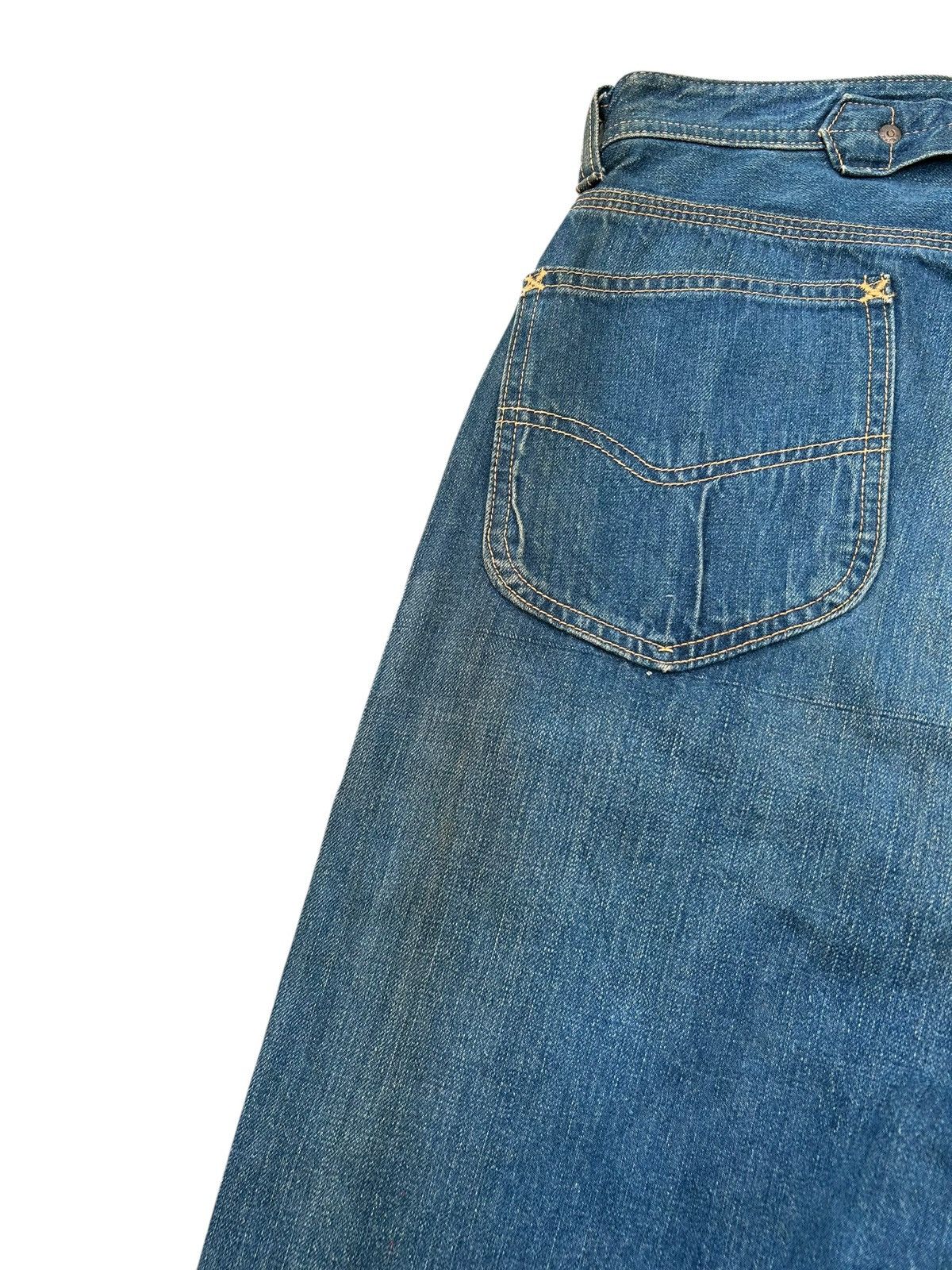 Kapital Vintage Buckle Back Lee Cowboy Selvedge Denim Jeans Size US 32 / EU 48 - 12 Thumbnail