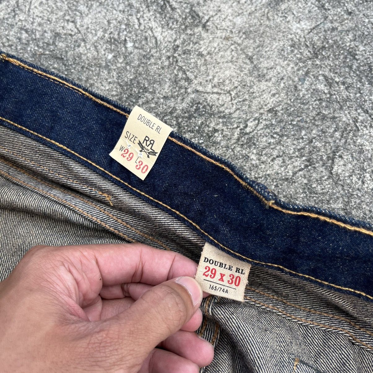 RRL Ralph Lauren Double RL Low Straight Selvedge Jean Size US 30 / EU 46 - 9 Thumbnail
