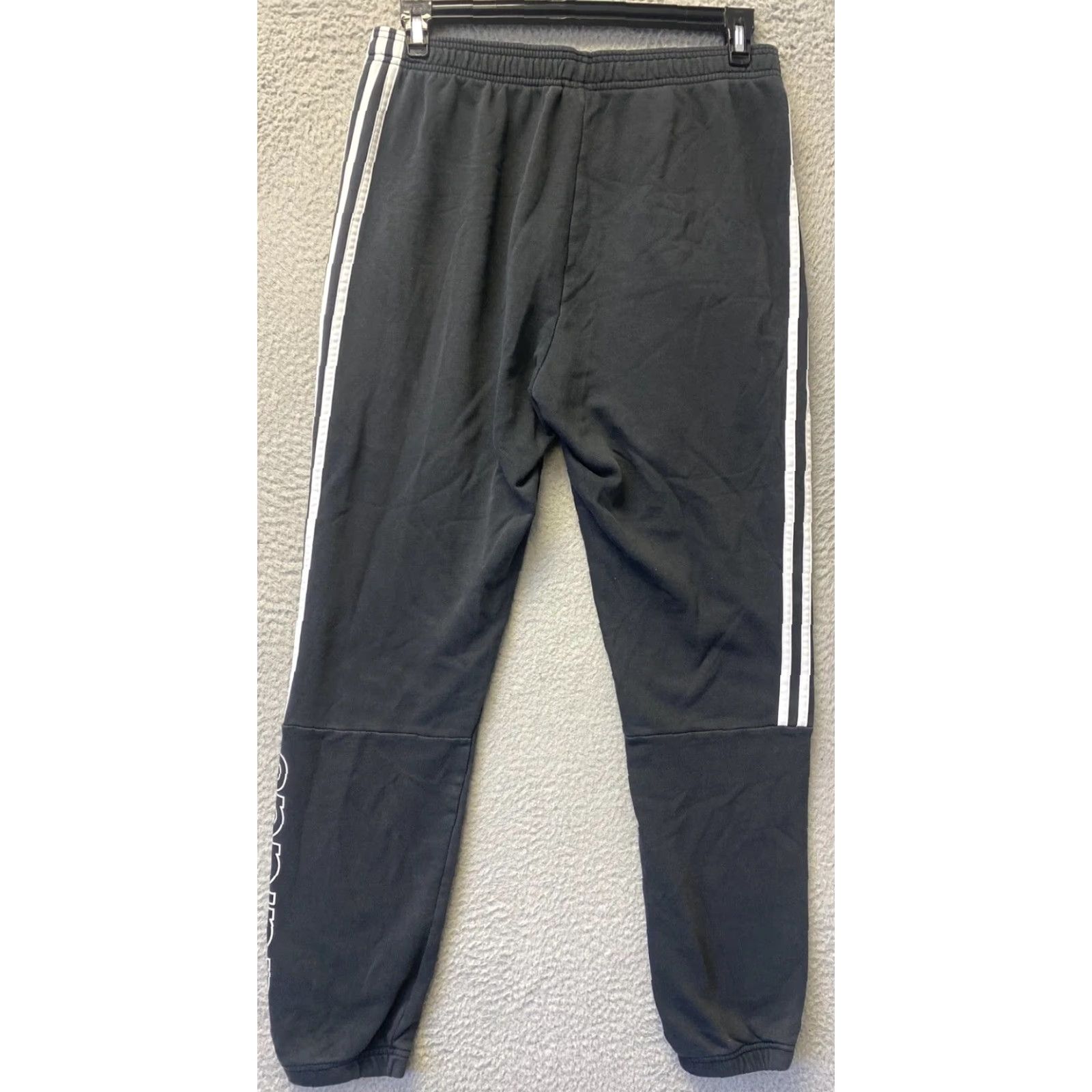 Adidas ADIDAS Men's Joggers Adult L Black Activewear Cotton/Polyester/ 103-10 Size US 33 - 6 Thumbnail