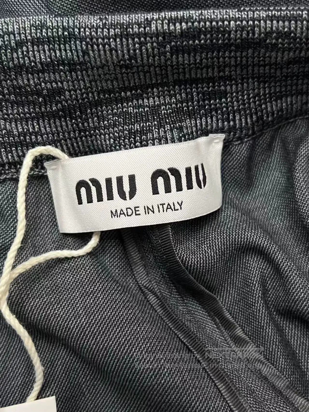 Miu Miu Miu Miu Gray Wool Pants Size 40. Size 39" - 5 Thumbnail