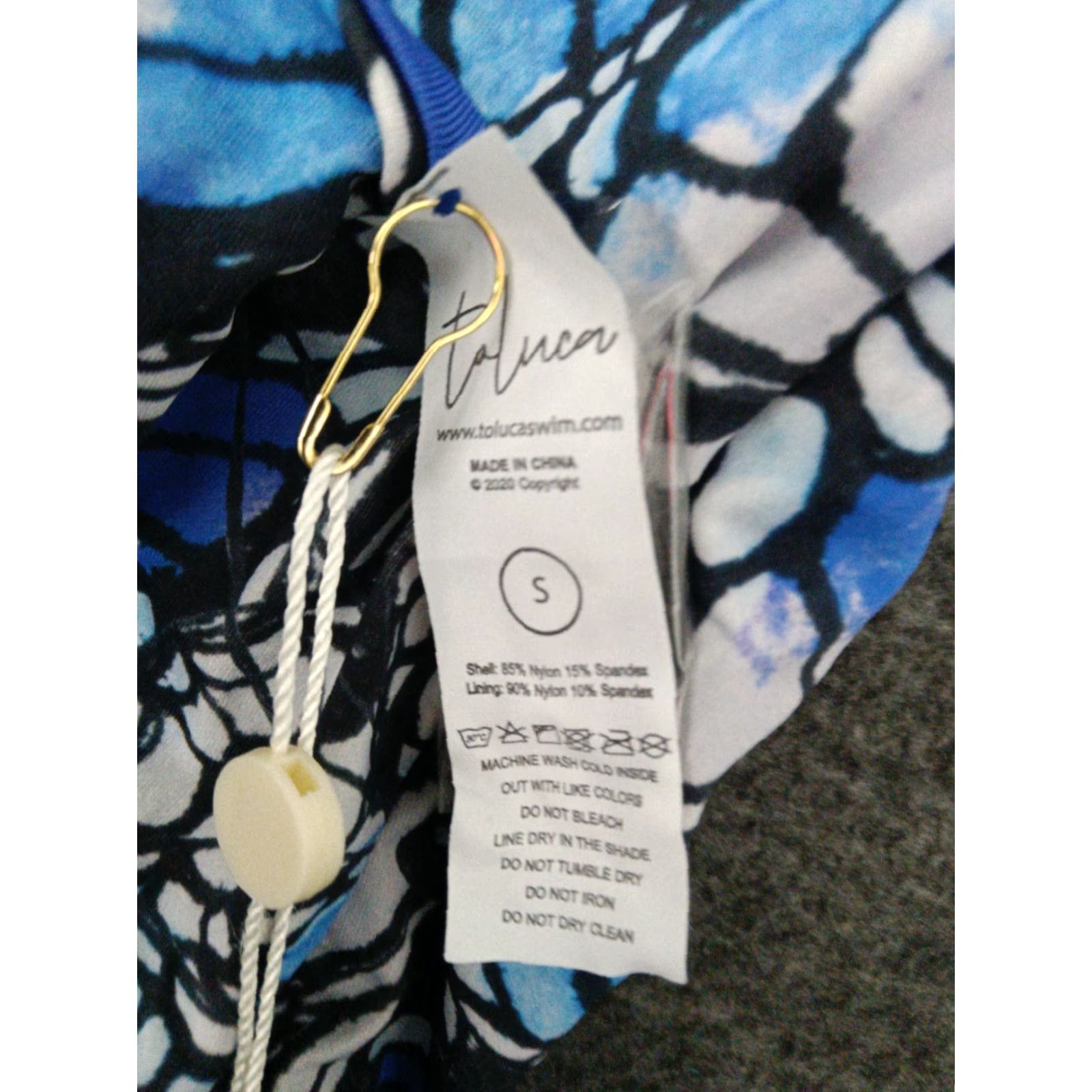 Triangl Toluca Swim One Piece Multicolor Triangle Waist Wrap Open Tummy Size S Swimsuit Size ONE SIZE - 5 Thumbnail