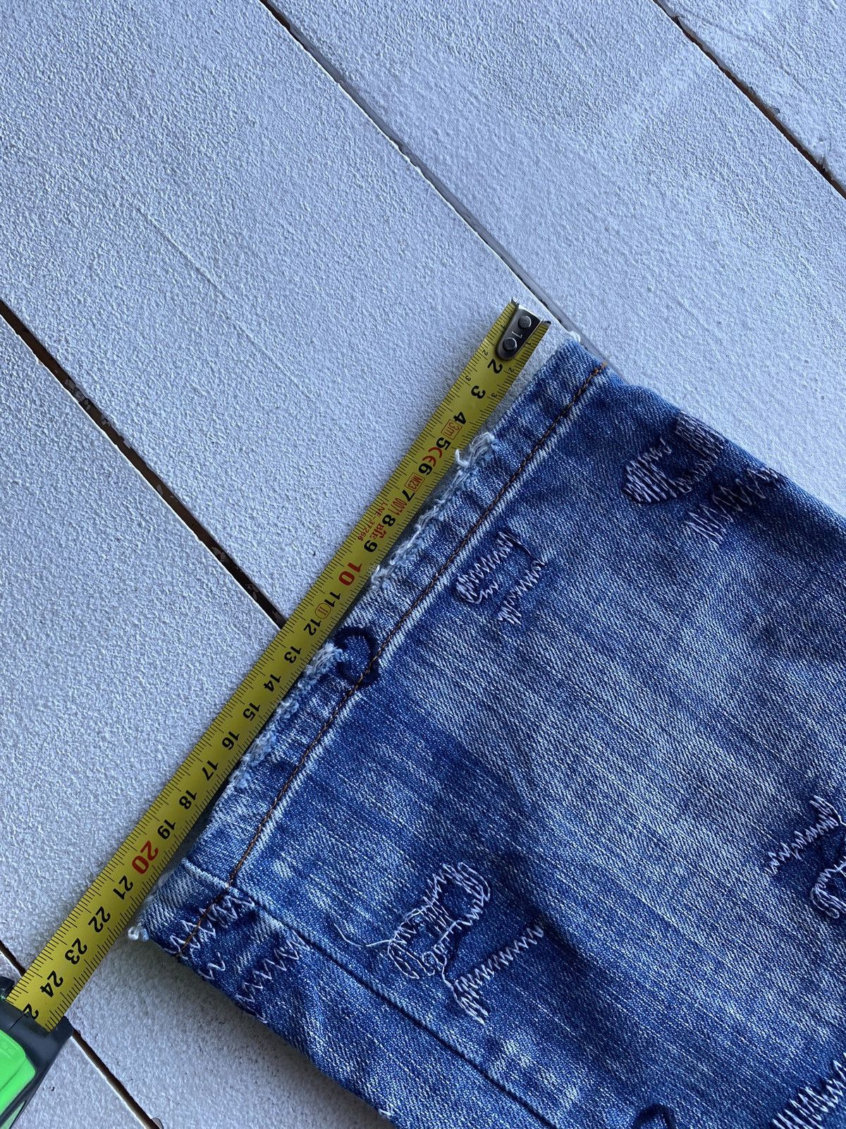 Japanese Brand × Vintage RARE Japanese y2k Opium Gothic Punk Distressed Mens Jeans Size US 30 / EU 46 - 11 Thumbnail