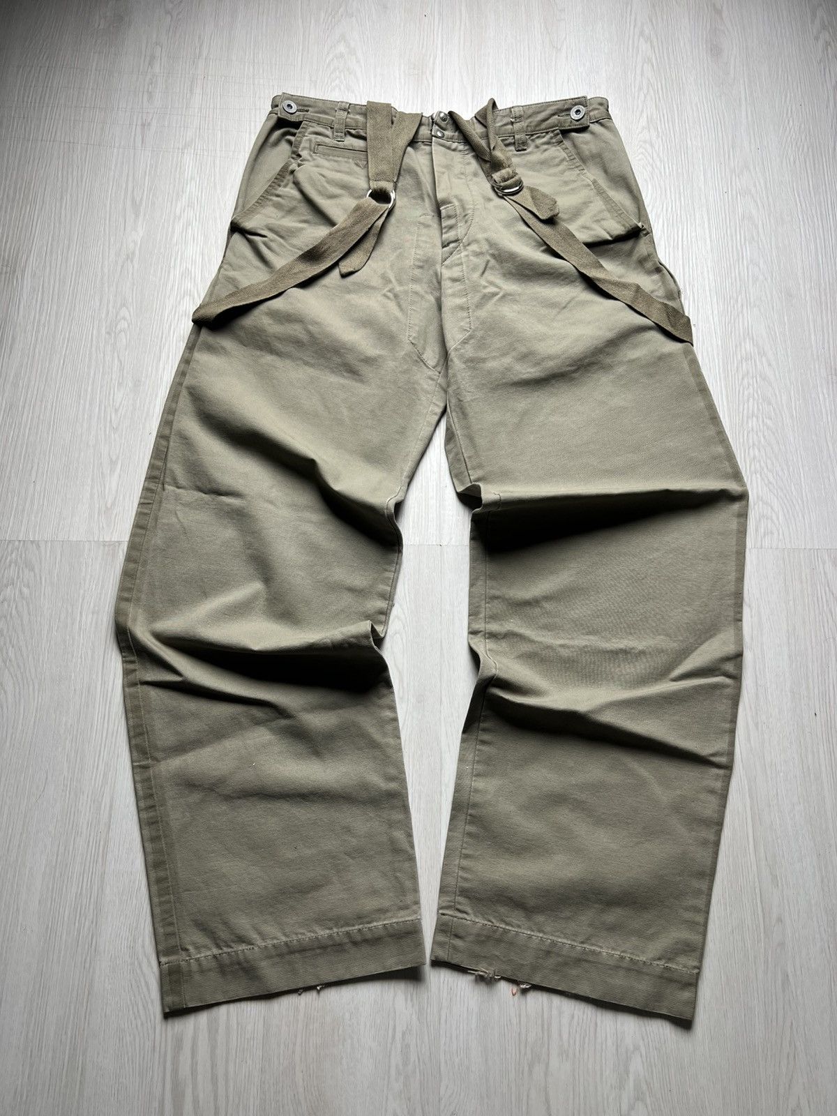 Maison MIHARA YASUHIRO Early Collection Mihara Yasuhiro Suspender Military Pants Size US 32 / EU 48 - 2 Thumbnail
