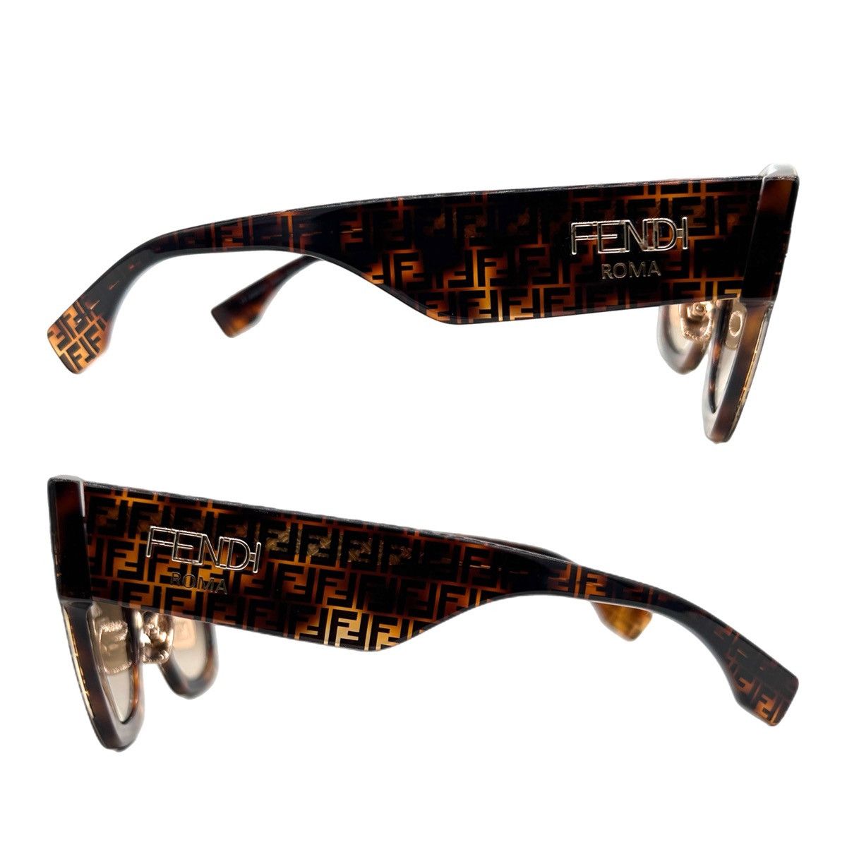 Fendi Brown Fendi Sunglasses Size ONE SIZE - 10 Thumbnail