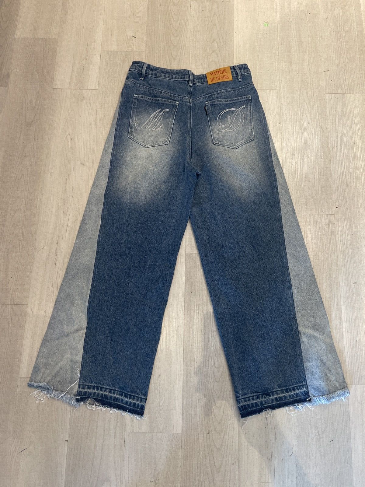 Bottega Desires Matiere De Desirs Hip Flare Denim Jeans Size US 32 / EU 48 - 2 Thumbnail