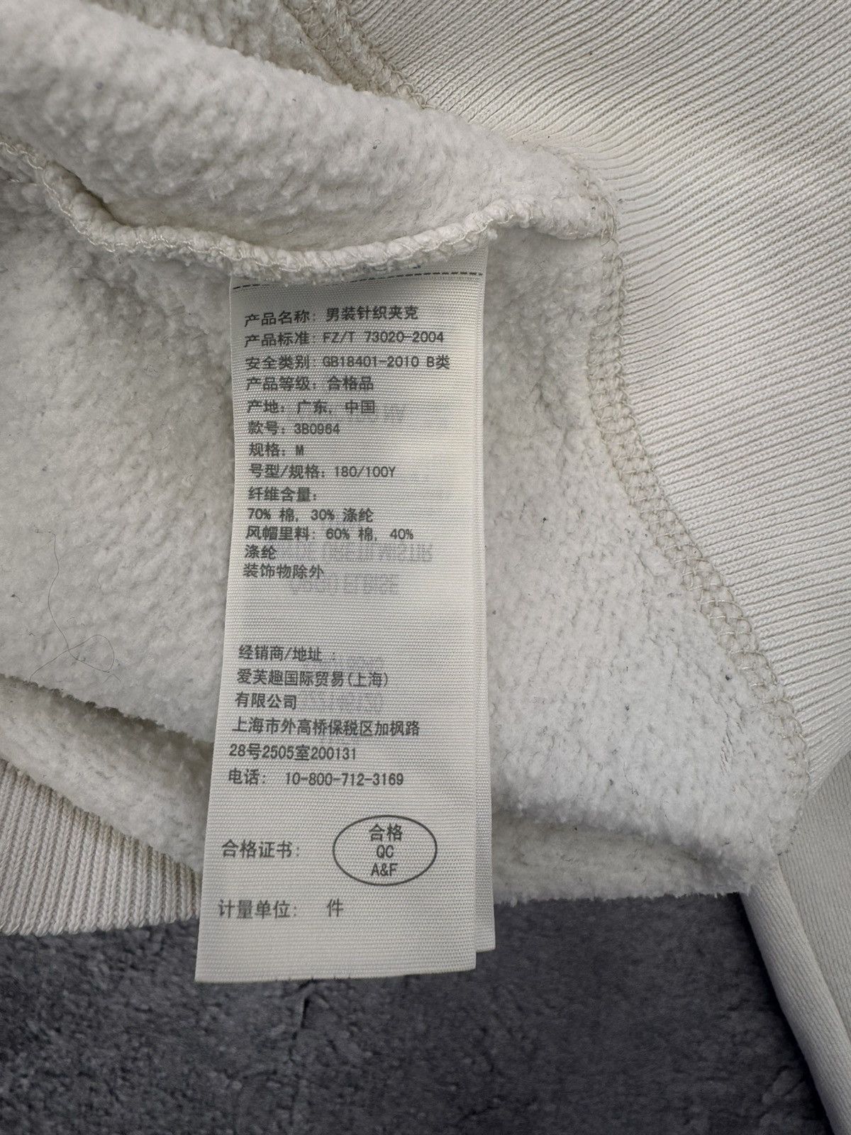 Hollister Hollister Women Cotton Zip Hoodie White Size M Size M / US 6-8 / IT 42-44 - 7 Thumbnail