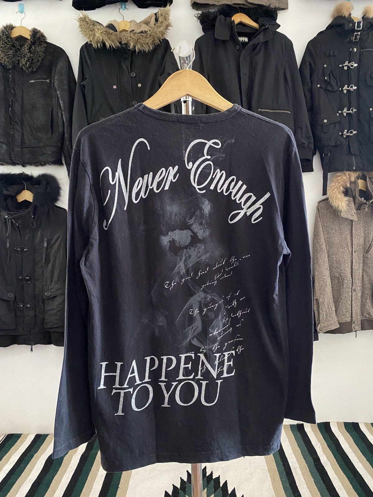 If Six Was Nine Japanese Clash A Head Poem Longsleeve Tee Size US XL / EU 56 / 4 - 15 Thumbnail