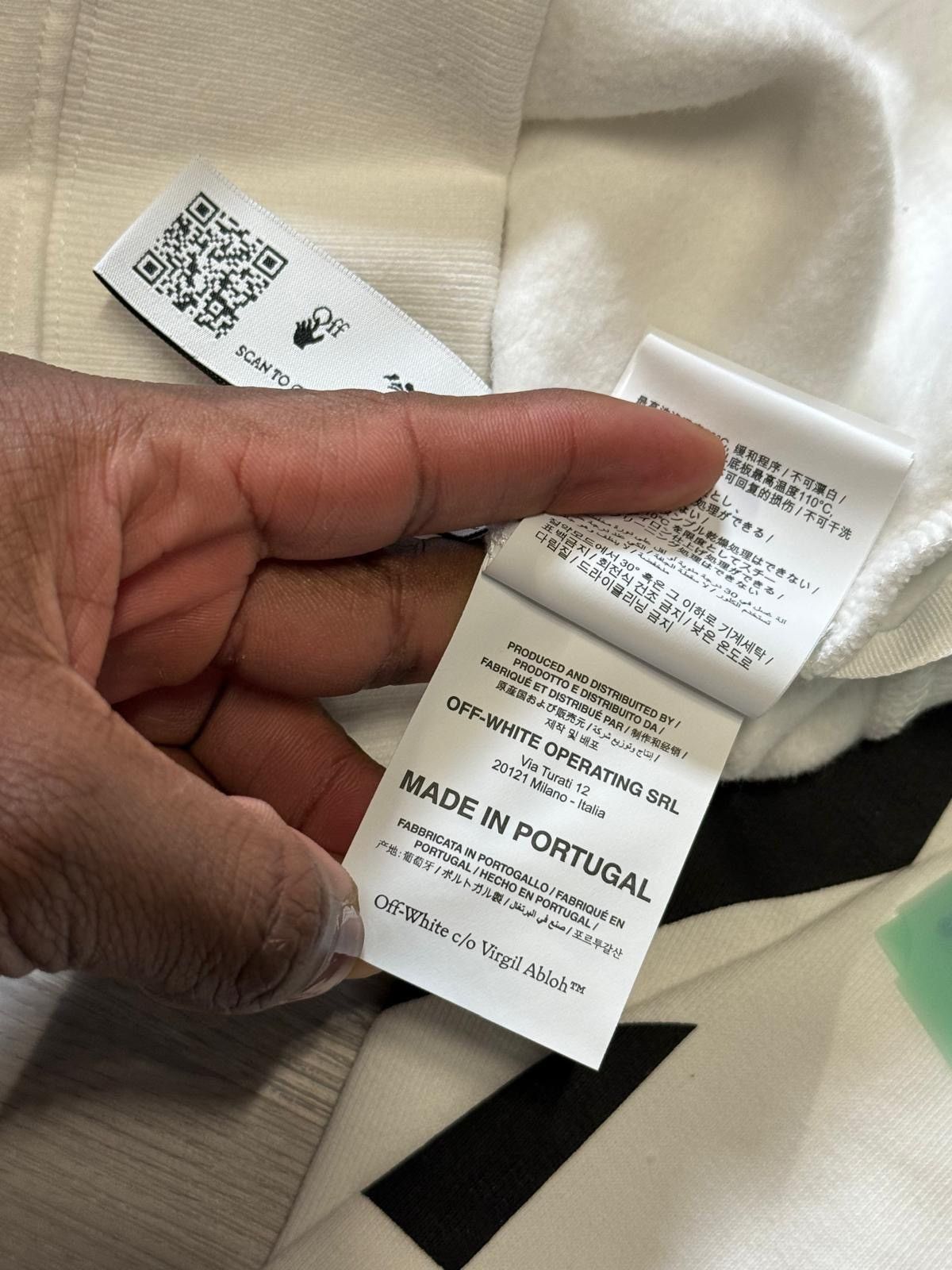 Off-White Off White Diag Helvetica Hoodie Size US XS / EU 42 / 0 - 7 Thumbnail