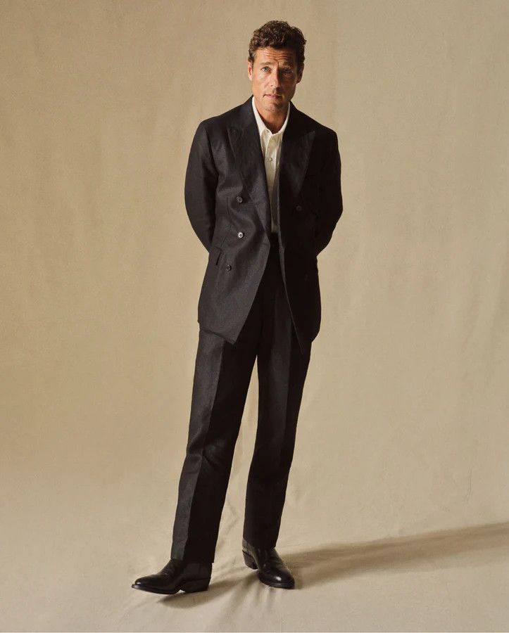 Buck Mason ($698) Casablanca Linen Double Breasted Blazer Size US L / EU 52-54 / 3 - 1 Thumbnail