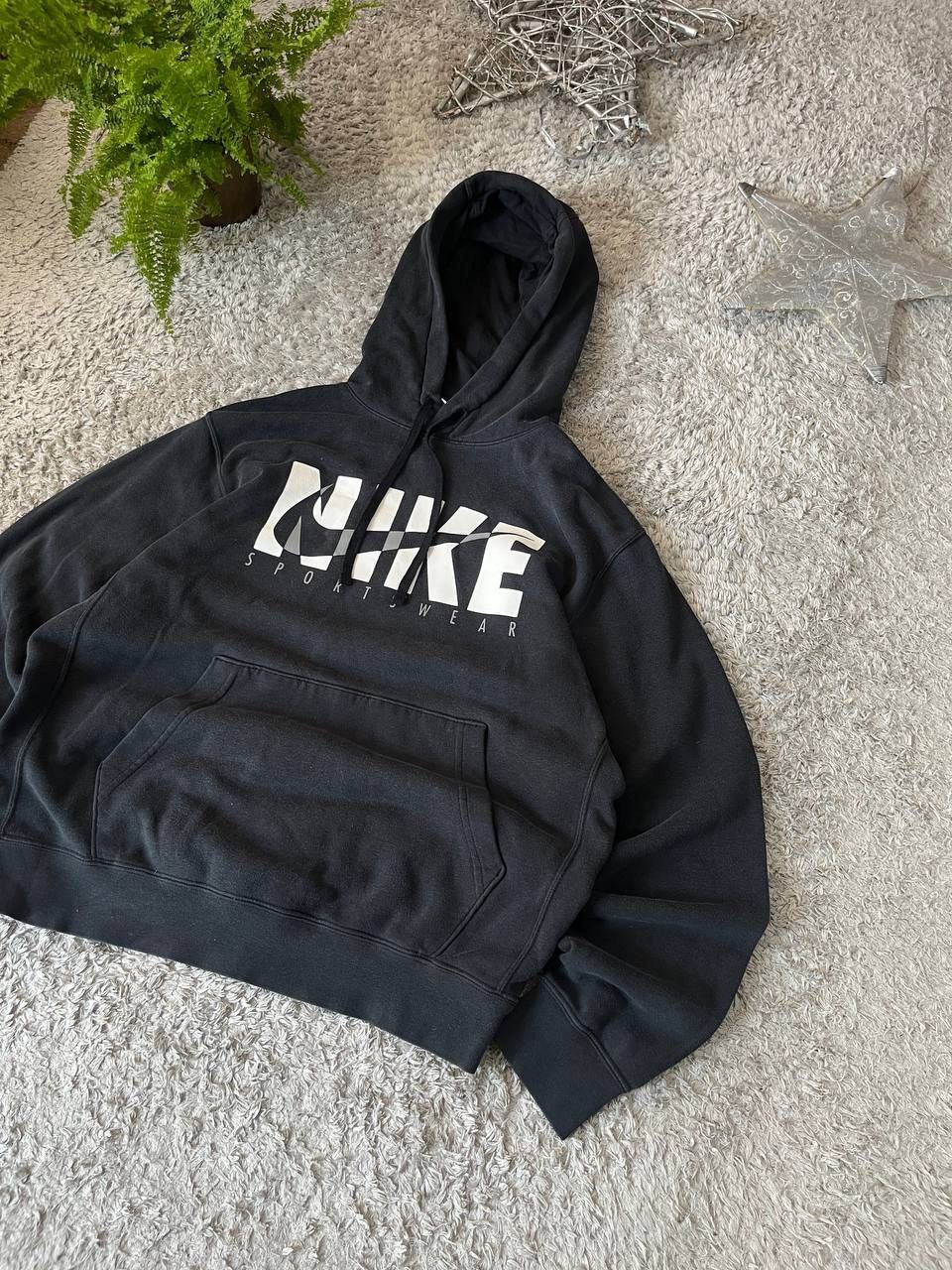 Nike × Vintage Nike Hoodie Vintage Streetwear Big Logo Swoosh 00s Size US M / EU 48-50 / 2 - 4 Thumbnail
