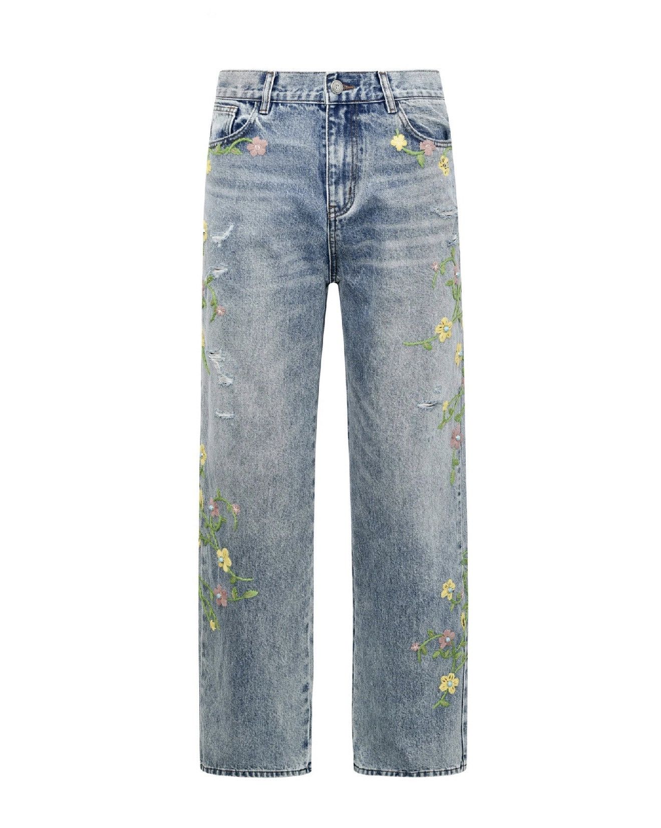 Birth of Royal Child Birth of Royal Child "Majestic Floral" Blue Jeans Size US 30 / EU 46 - 1 Thumbnail