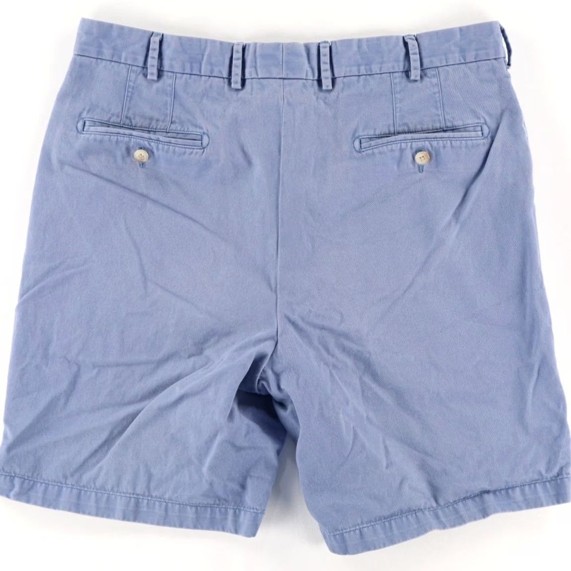 Peter Millar Peter Millar Pima Cotton Khaki Chino Shorts Blue Men's 36 Size US 36 / EU 52 - 4 Thumbnail